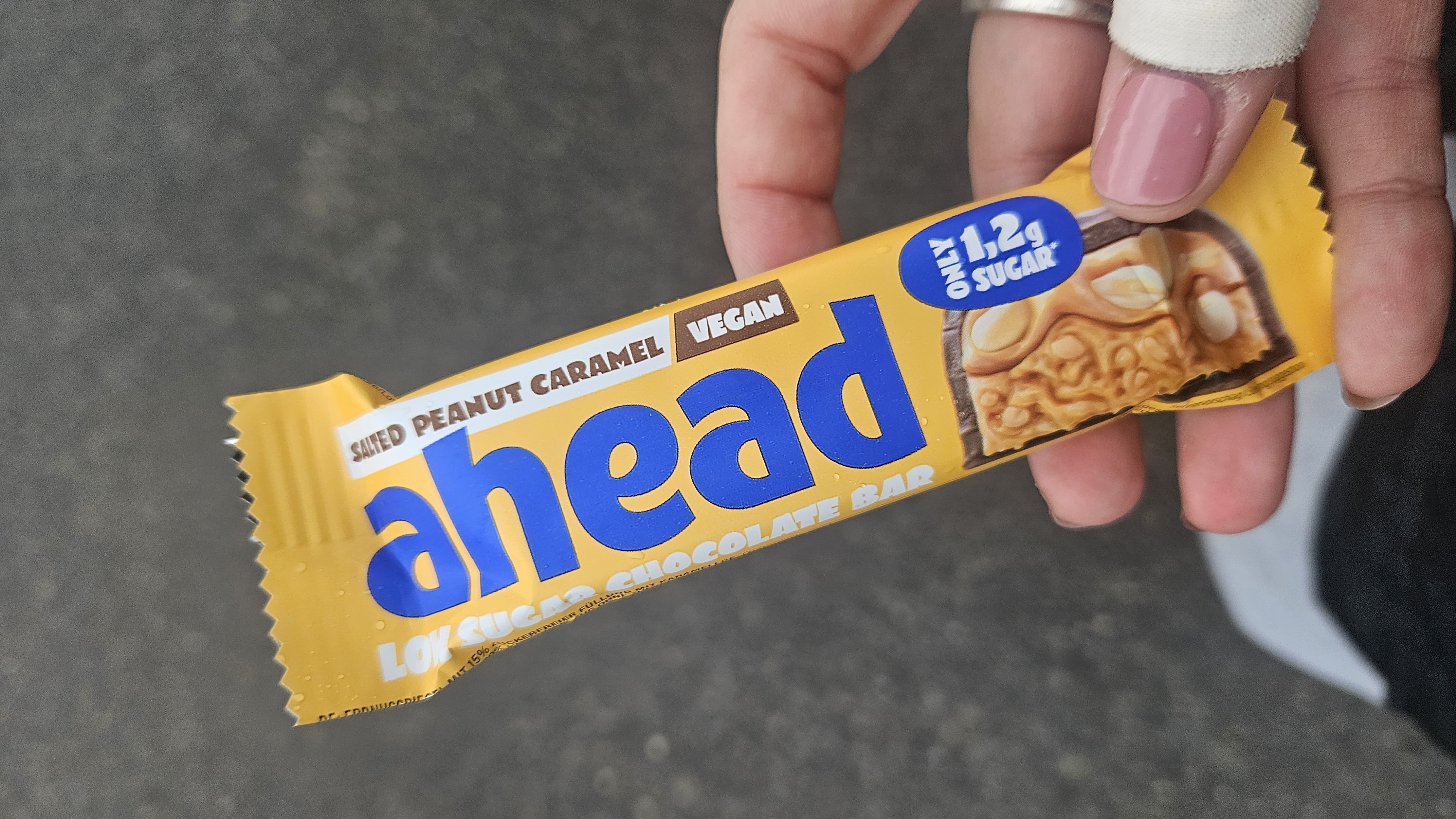 Salted Peanut Caramel Bar