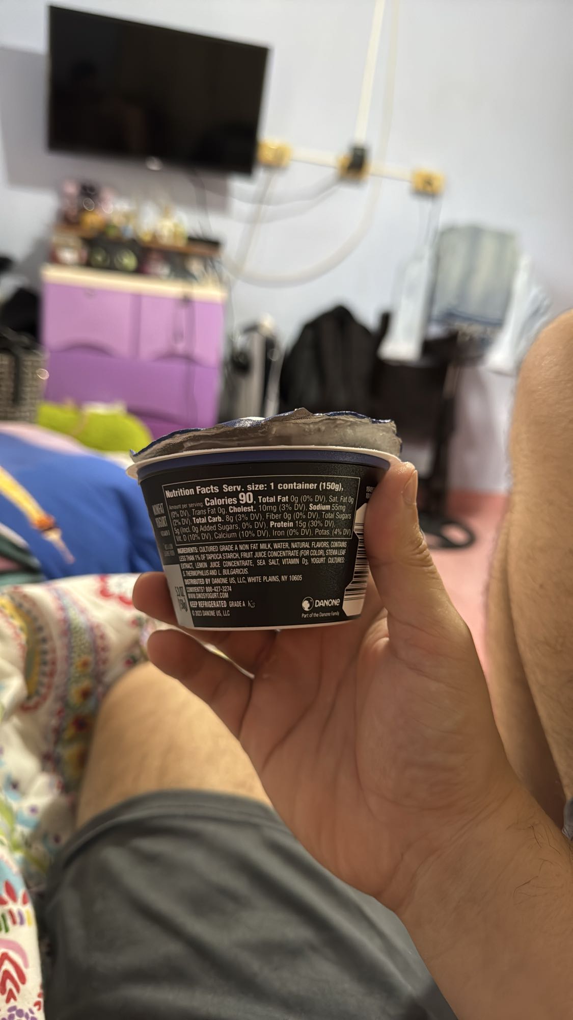 yogur griego bajo en grasa