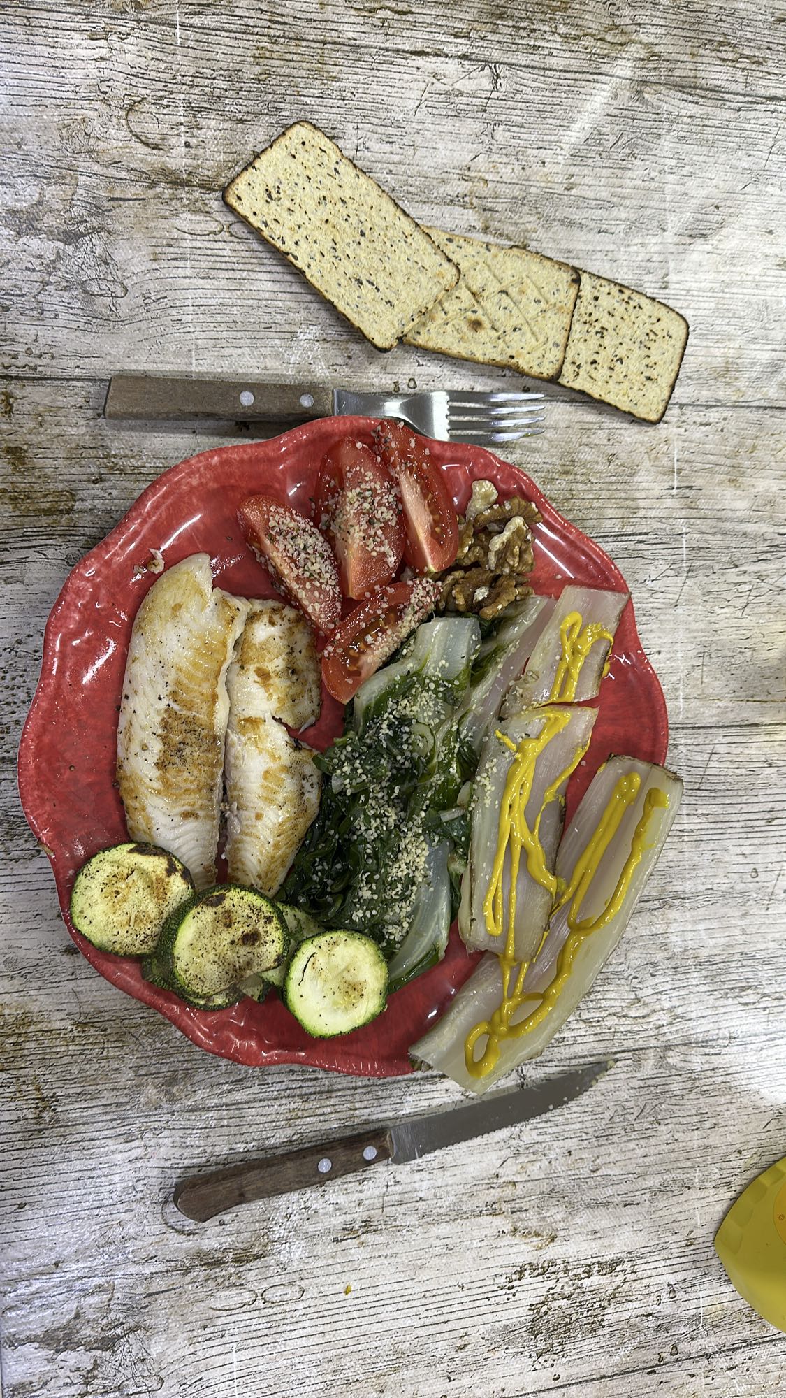 Plato saludable mixto