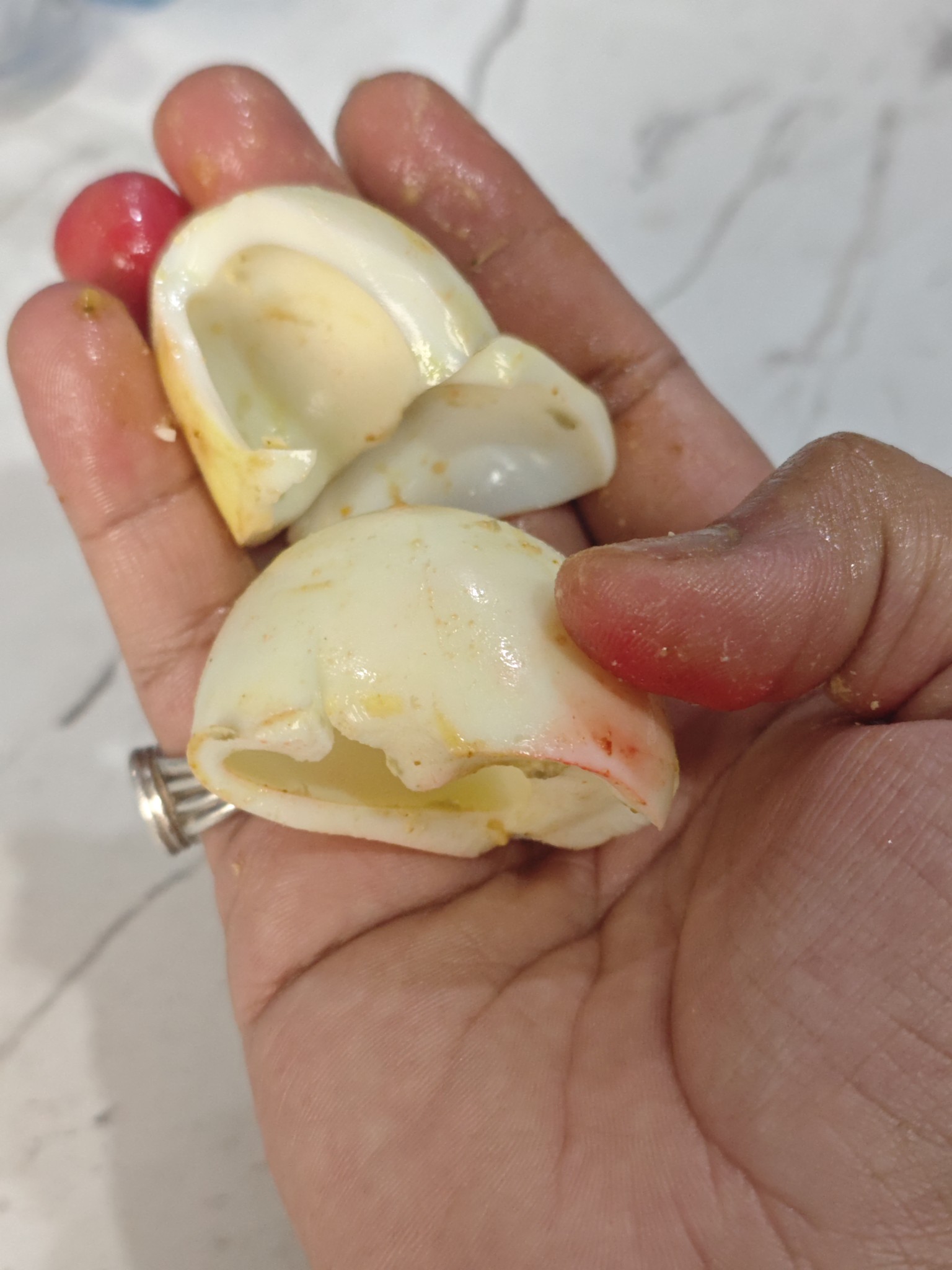 Egg white with radish