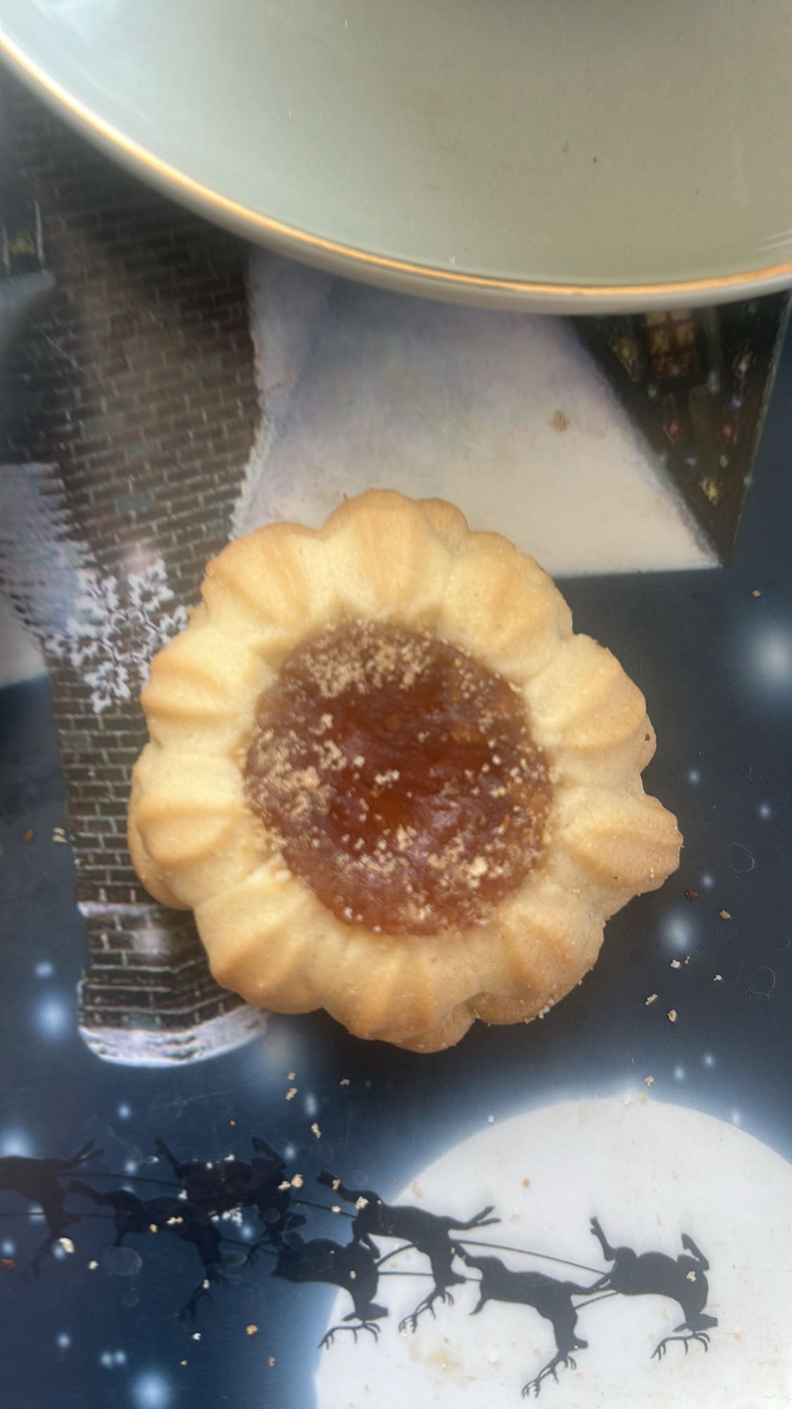 Песочное печенье с джемом