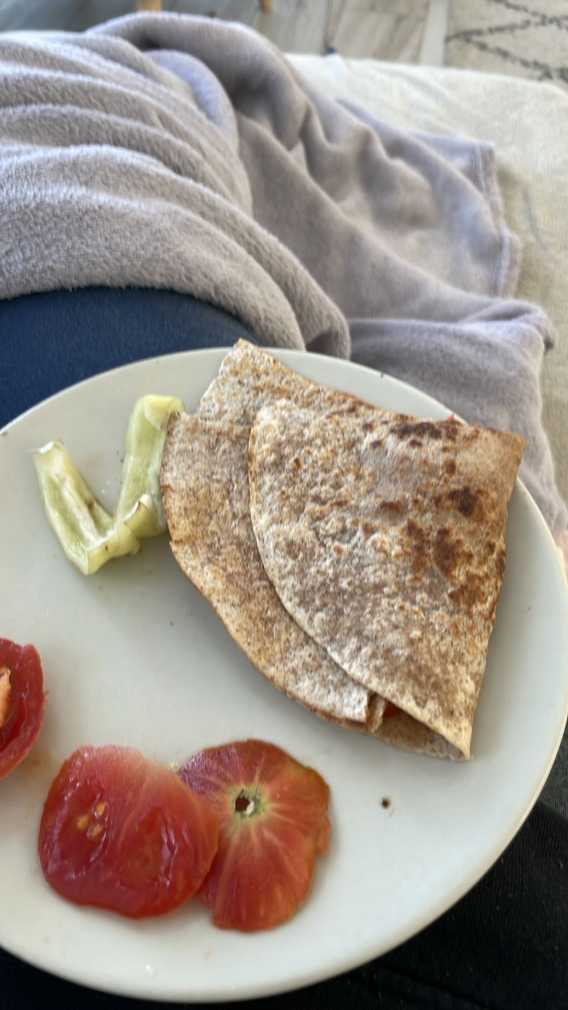 Quesadilla cu legume