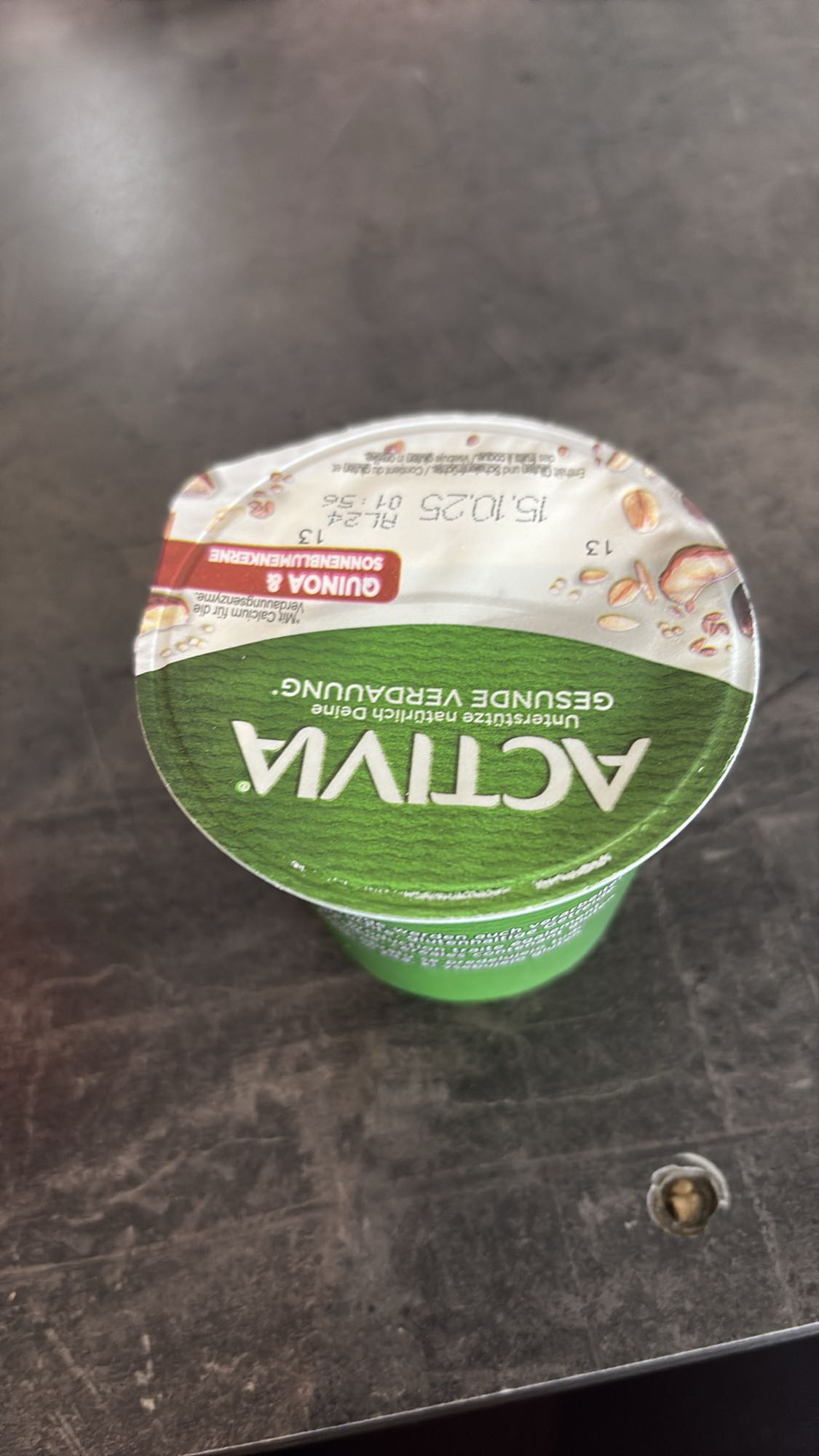 Activia joghurt quinoa