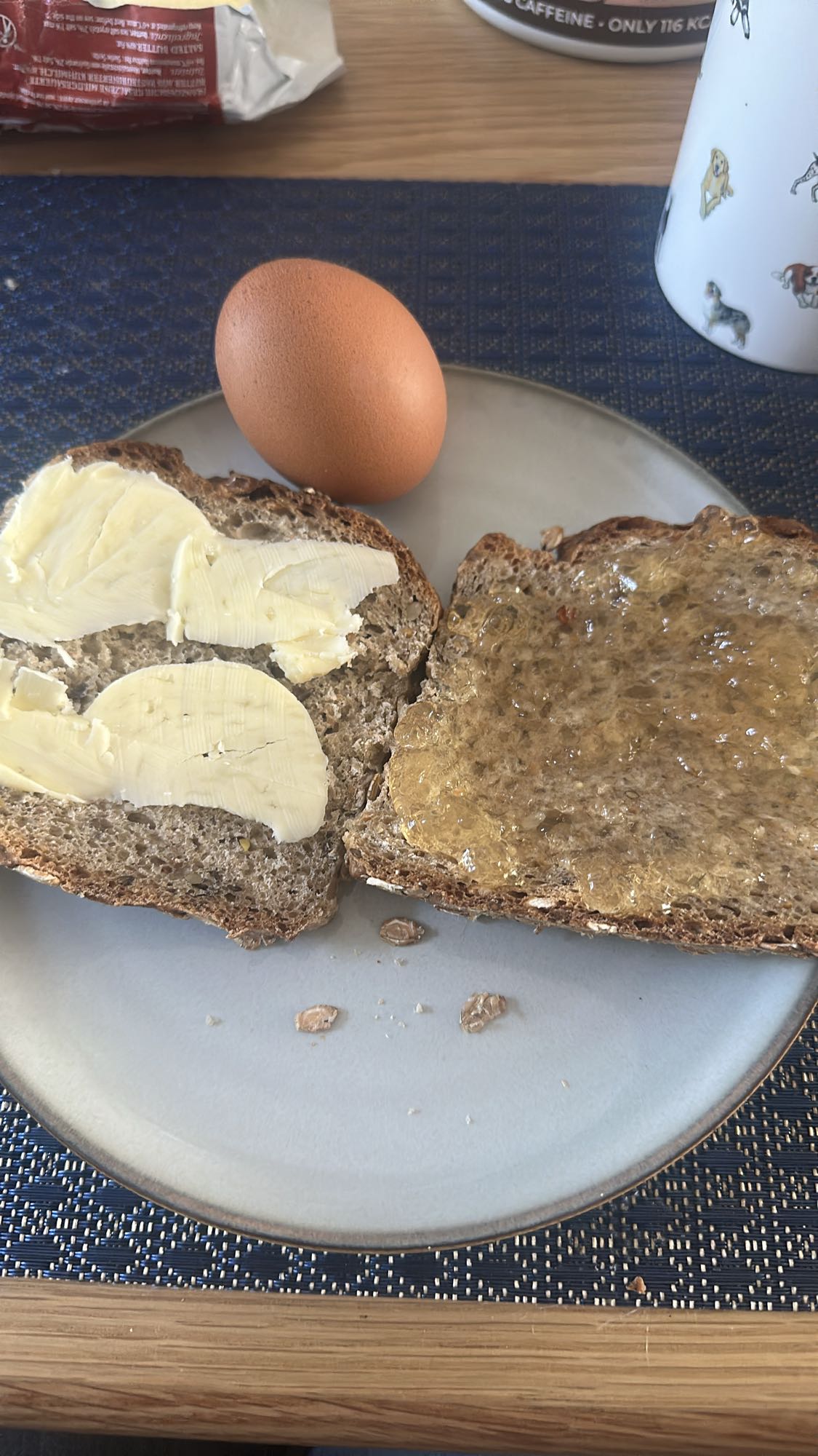 Egg, butter & honey bread
