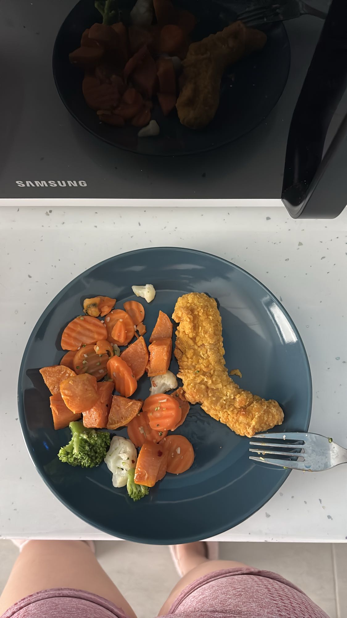 Chicken strip with veggies