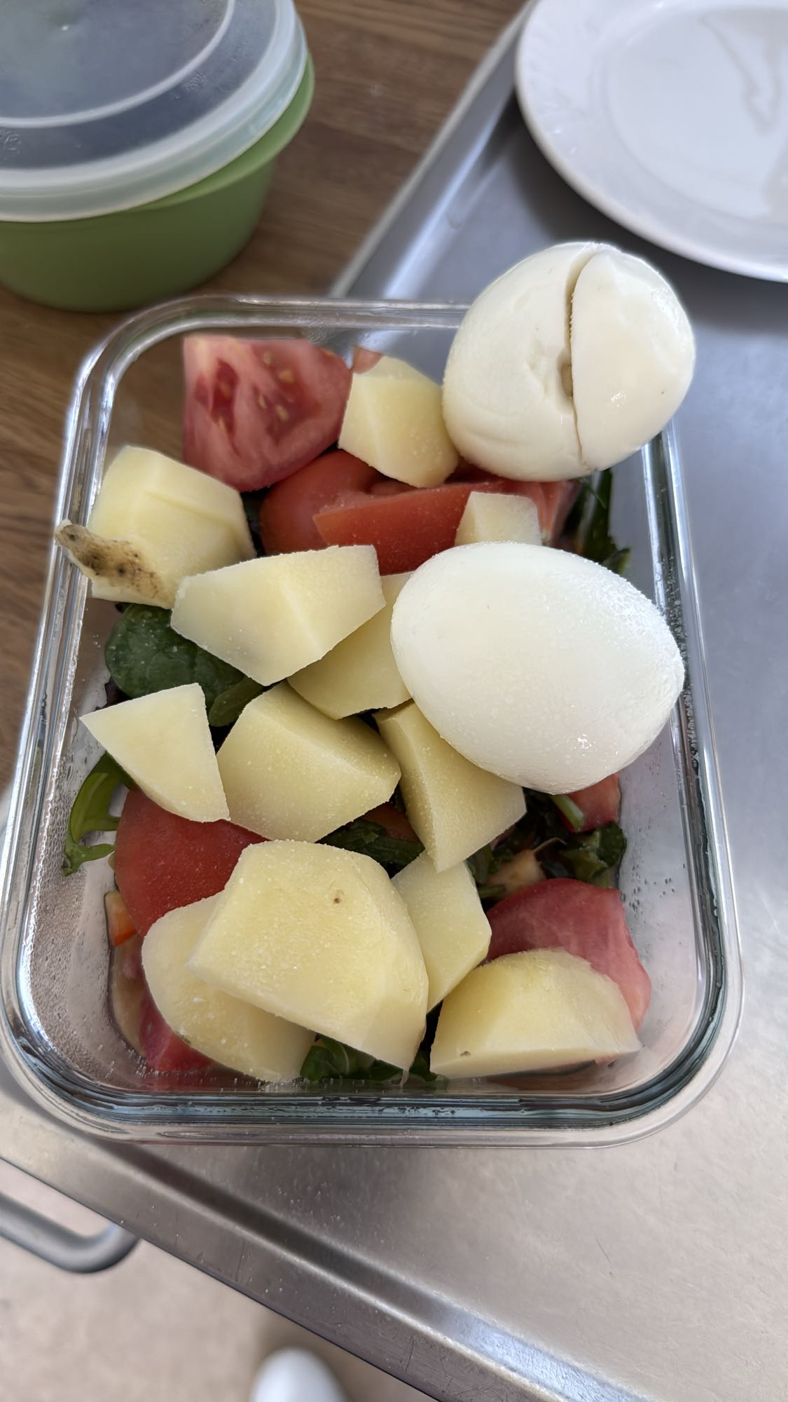 Potatissallad med ägg