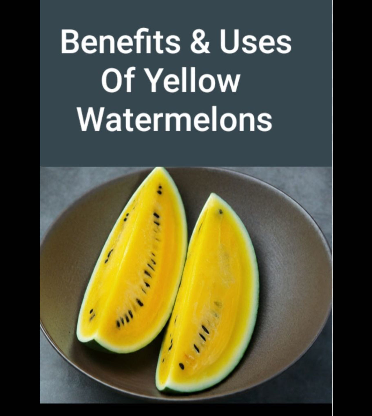 Yellow Watermelon Slices