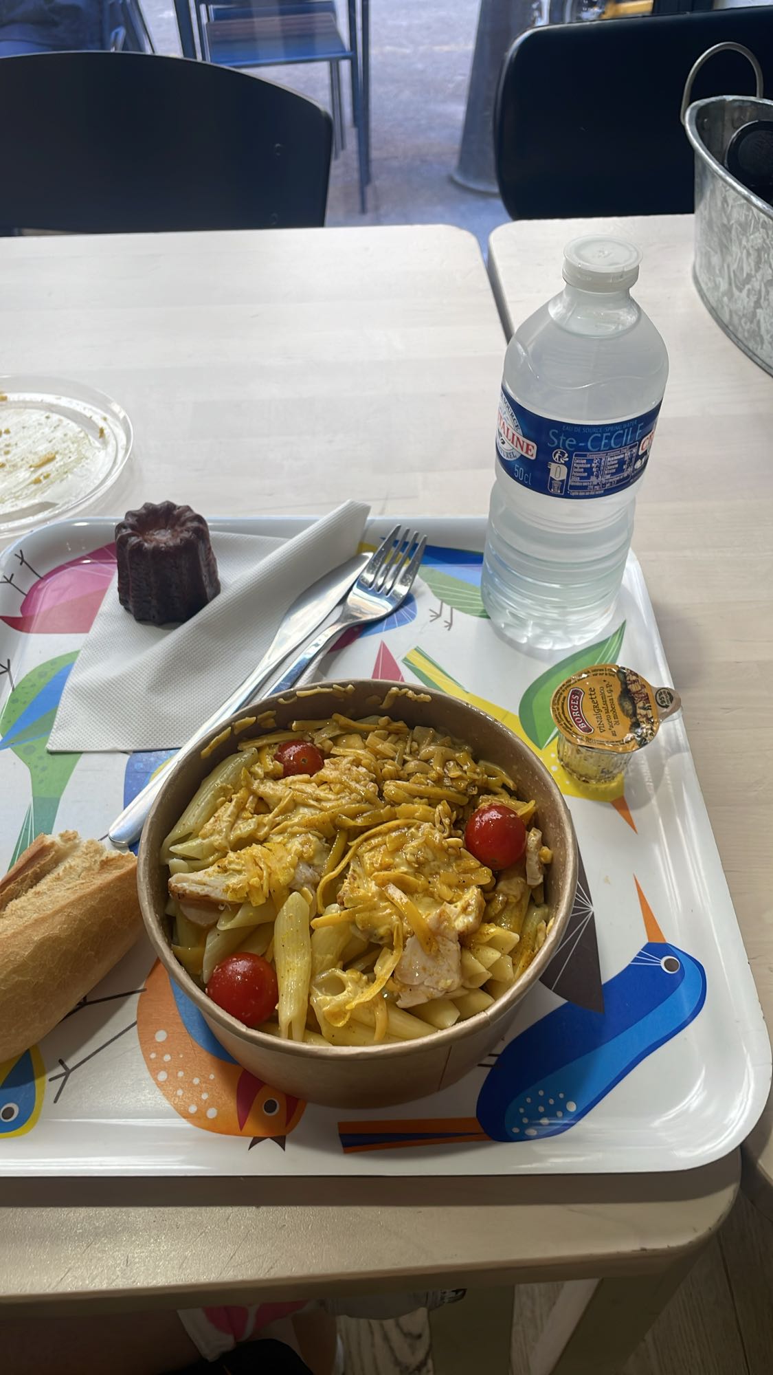 Pâtes au poulet et fromage