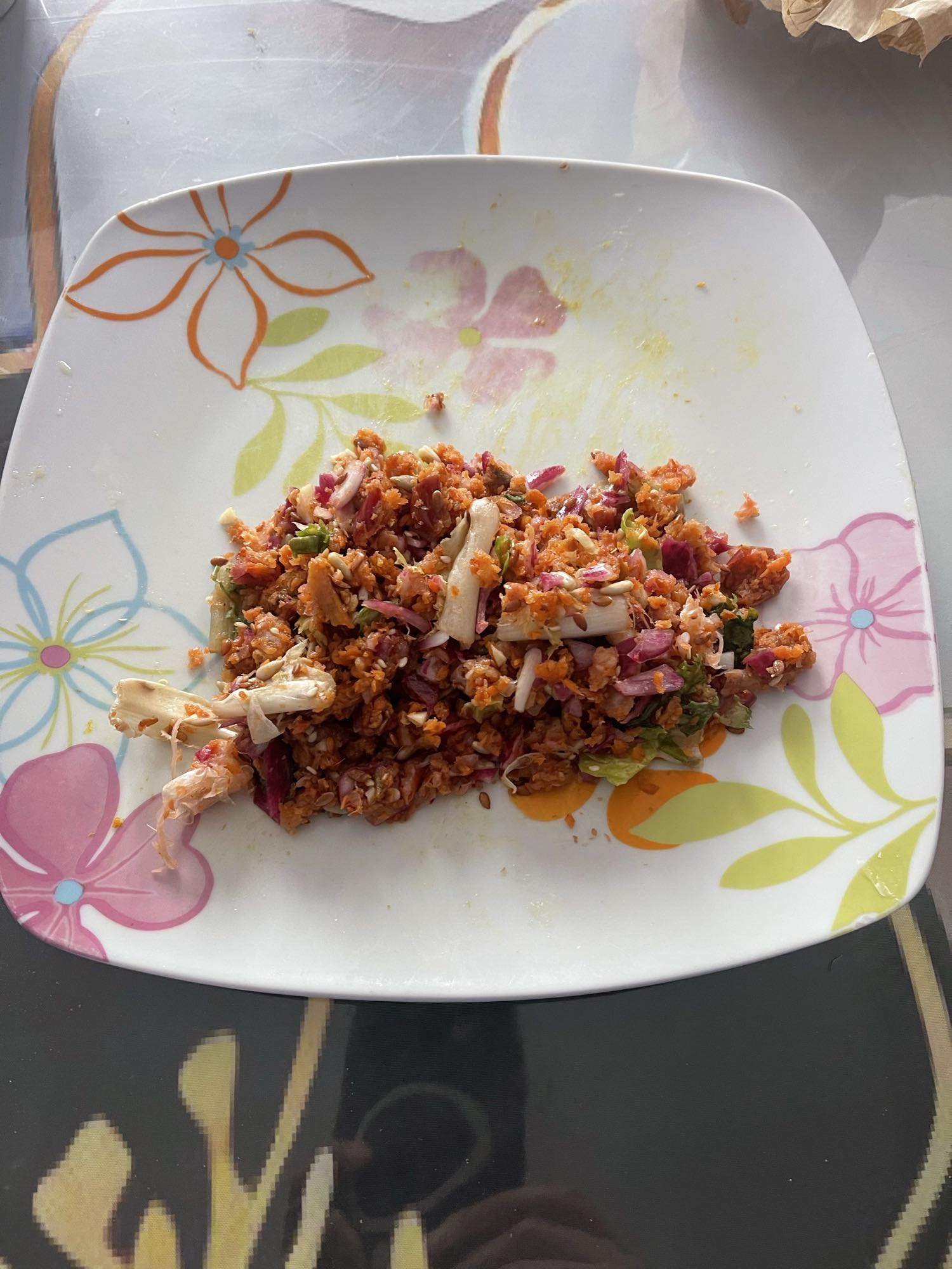 Salade de poulet épicée