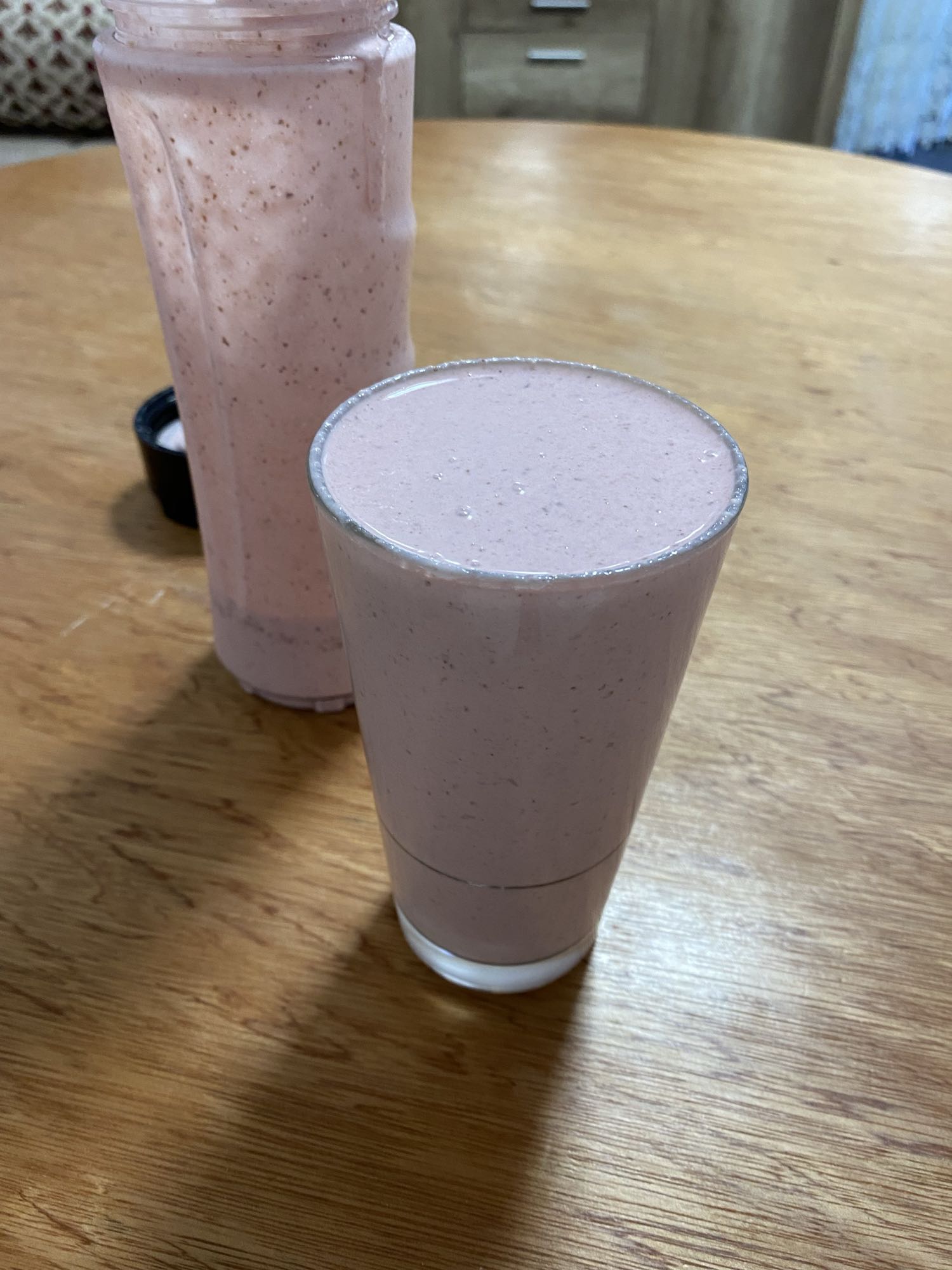 batido de fresa y plátano
