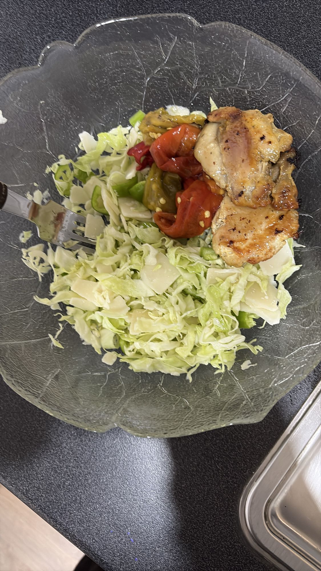 Kyllingsalat med ost