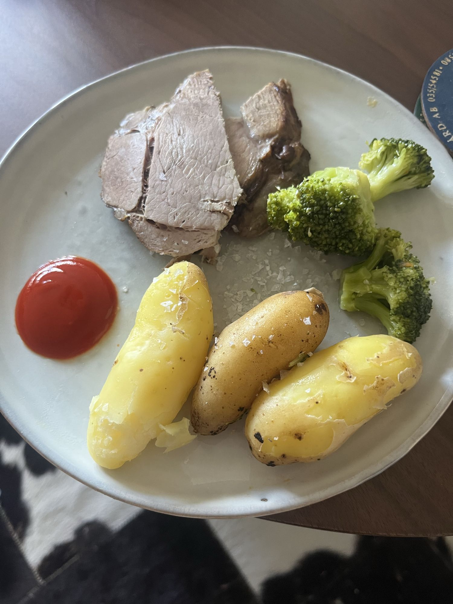 Kött, potatis, broccoli
