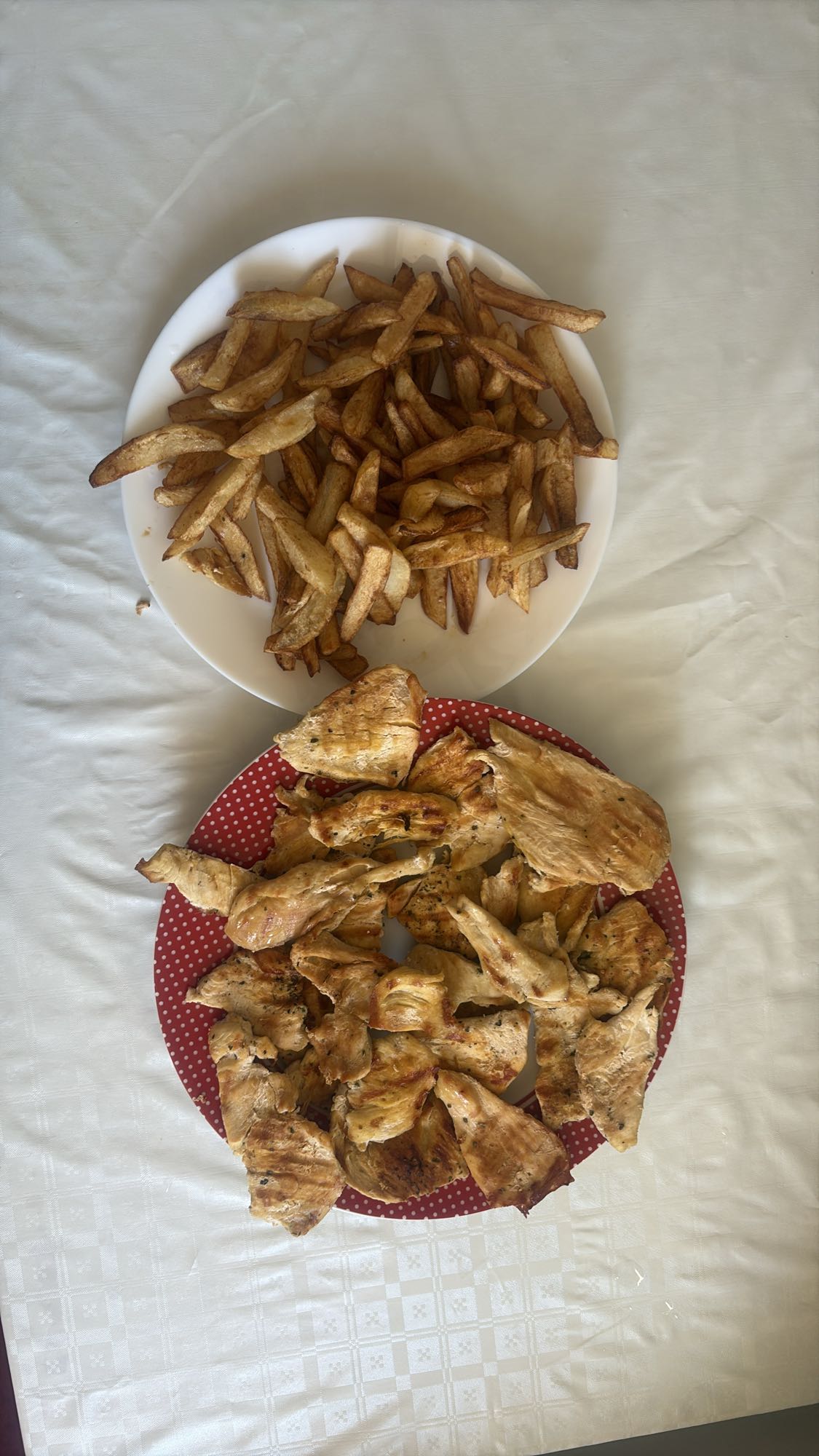 Grilled Chicken and Fries