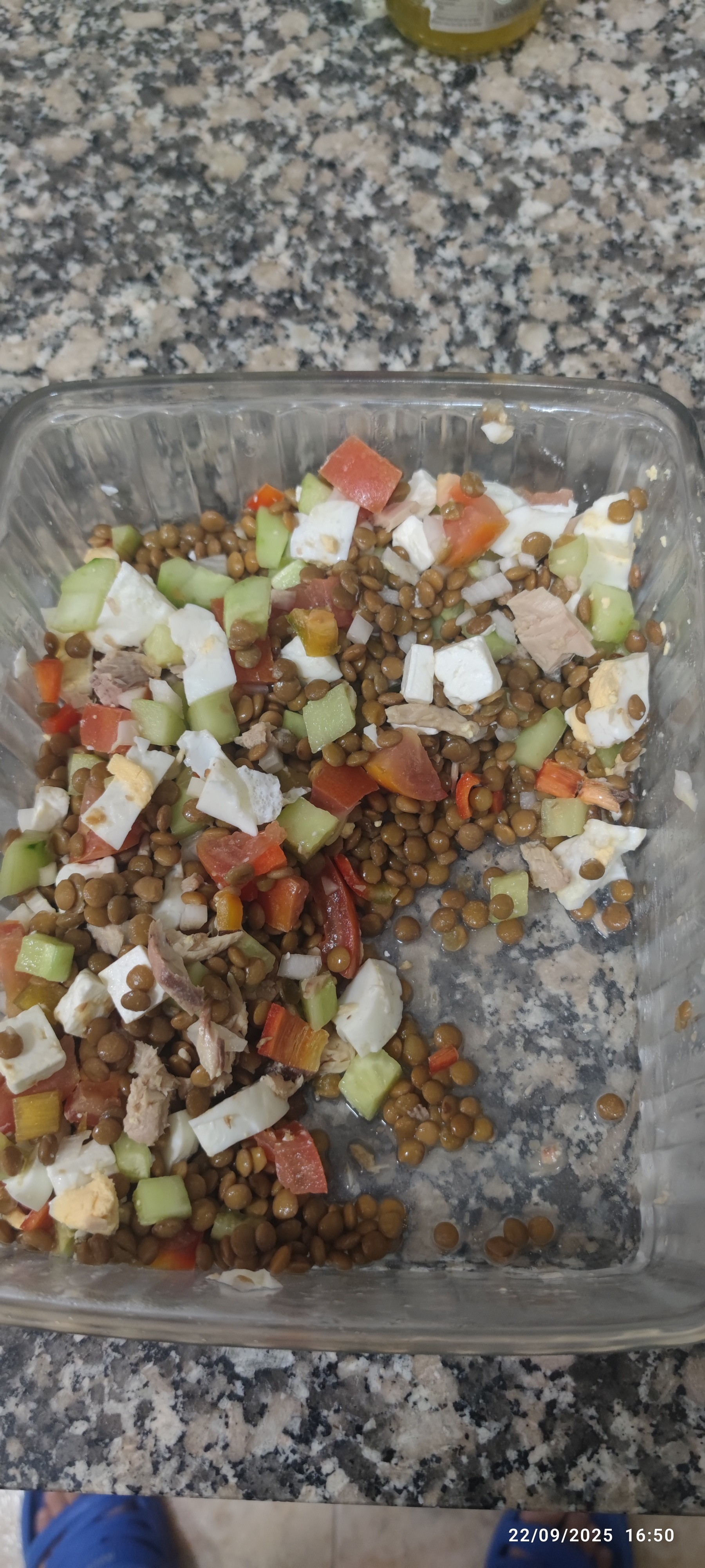 Ensalada de lentejas