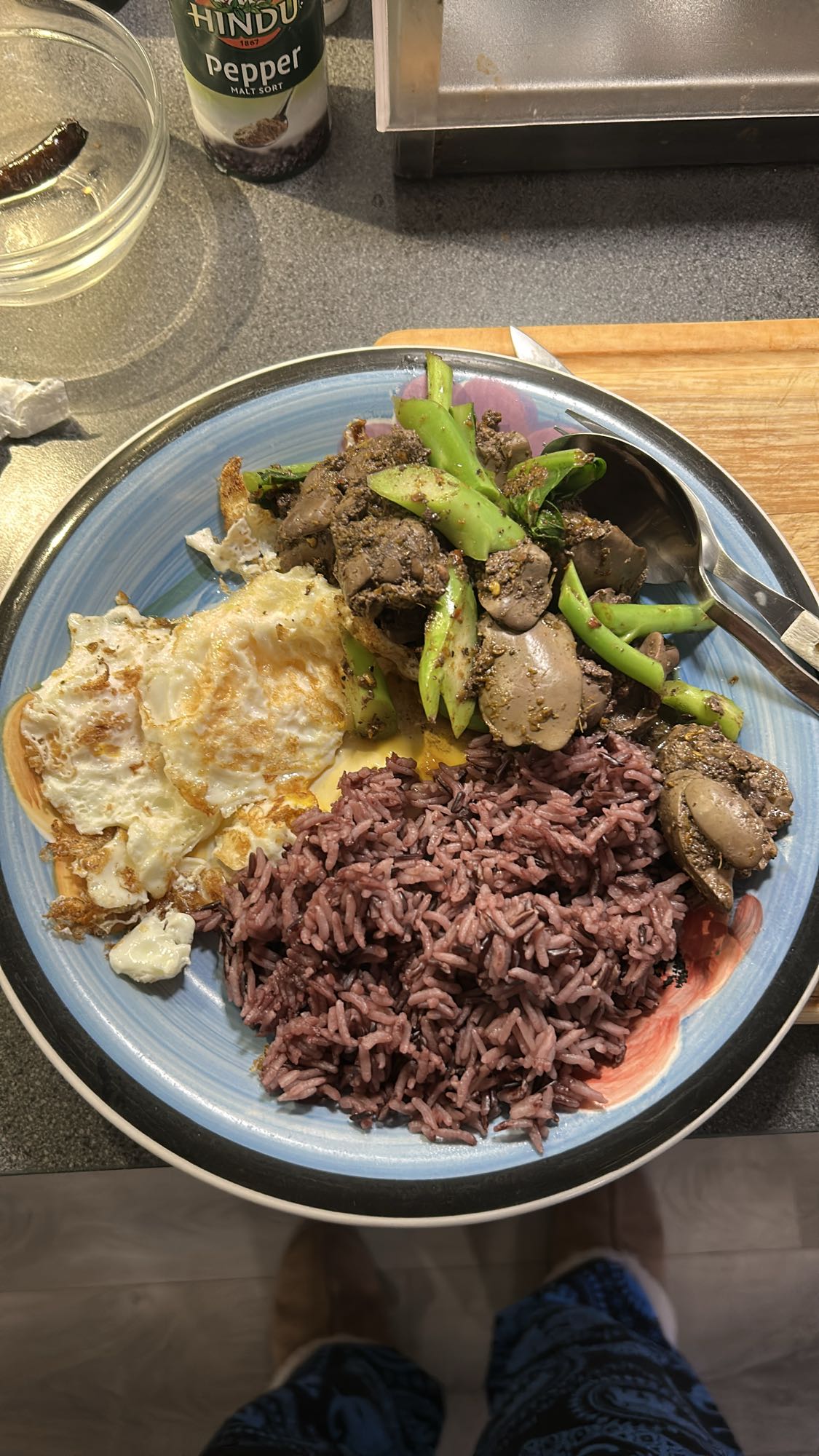 Kyllinglever, ris og egg