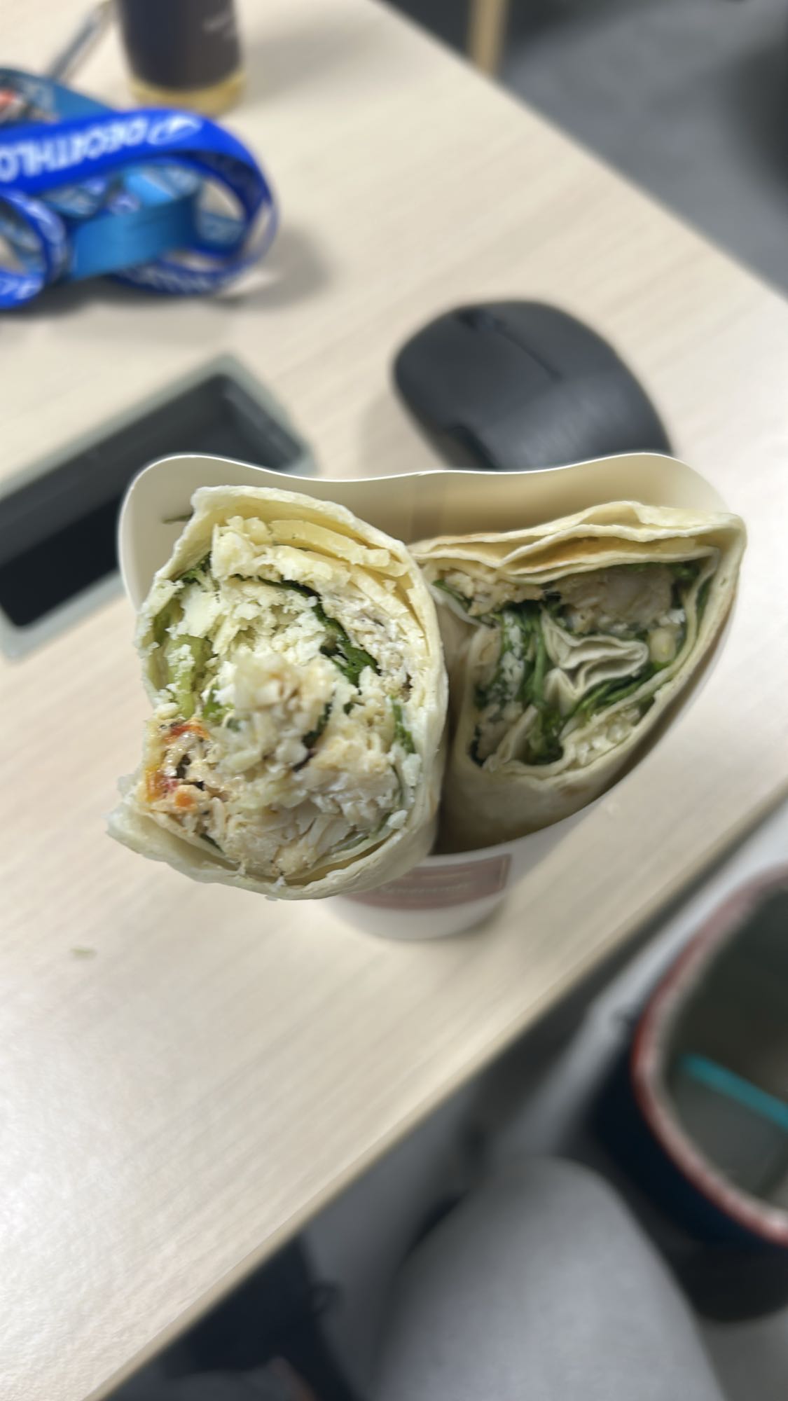 wrap au poulet