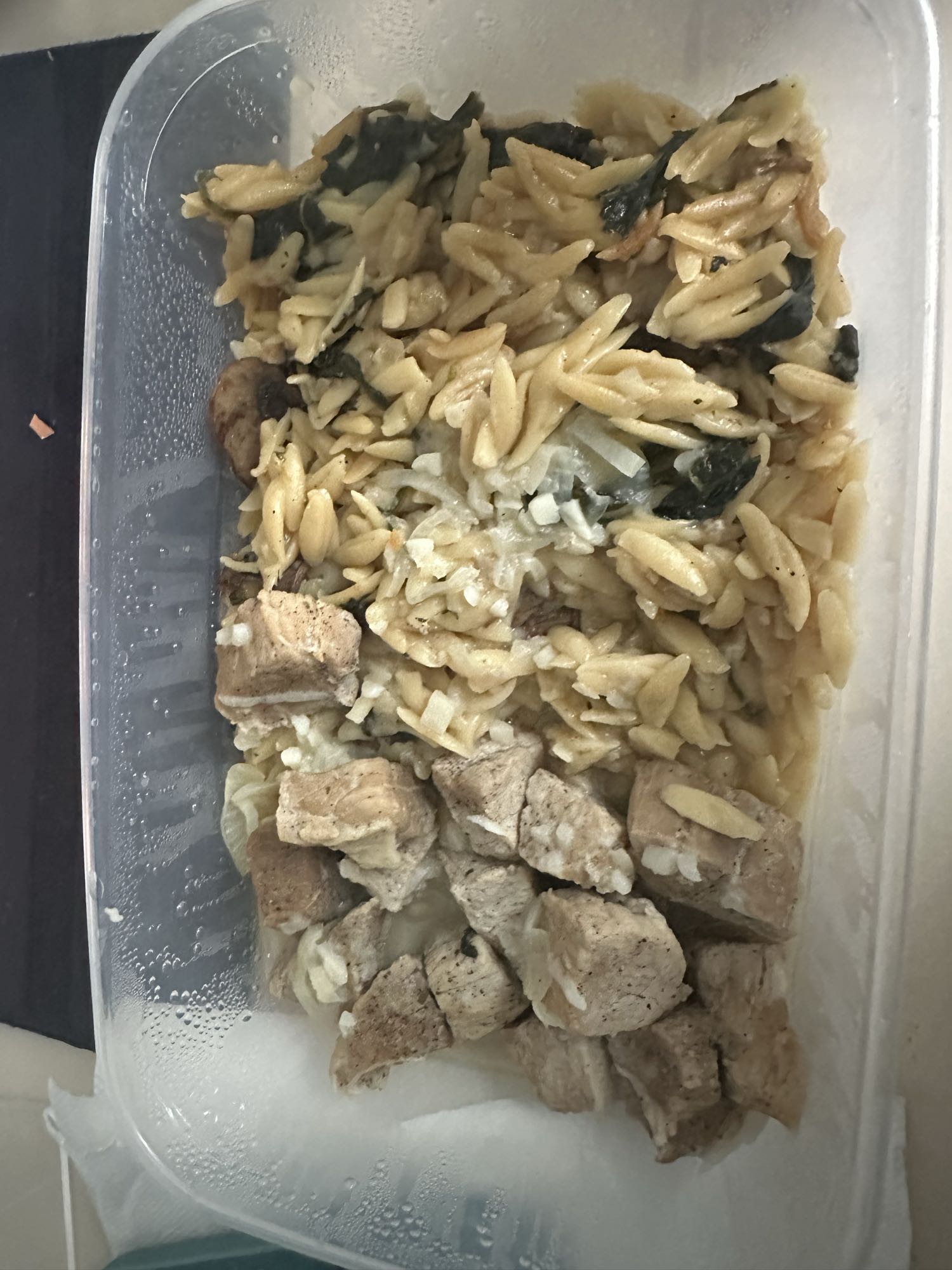 Pâtes orzo et veau