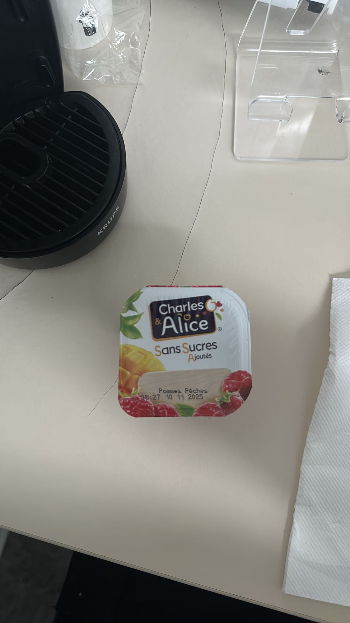 Compote pommes pêches