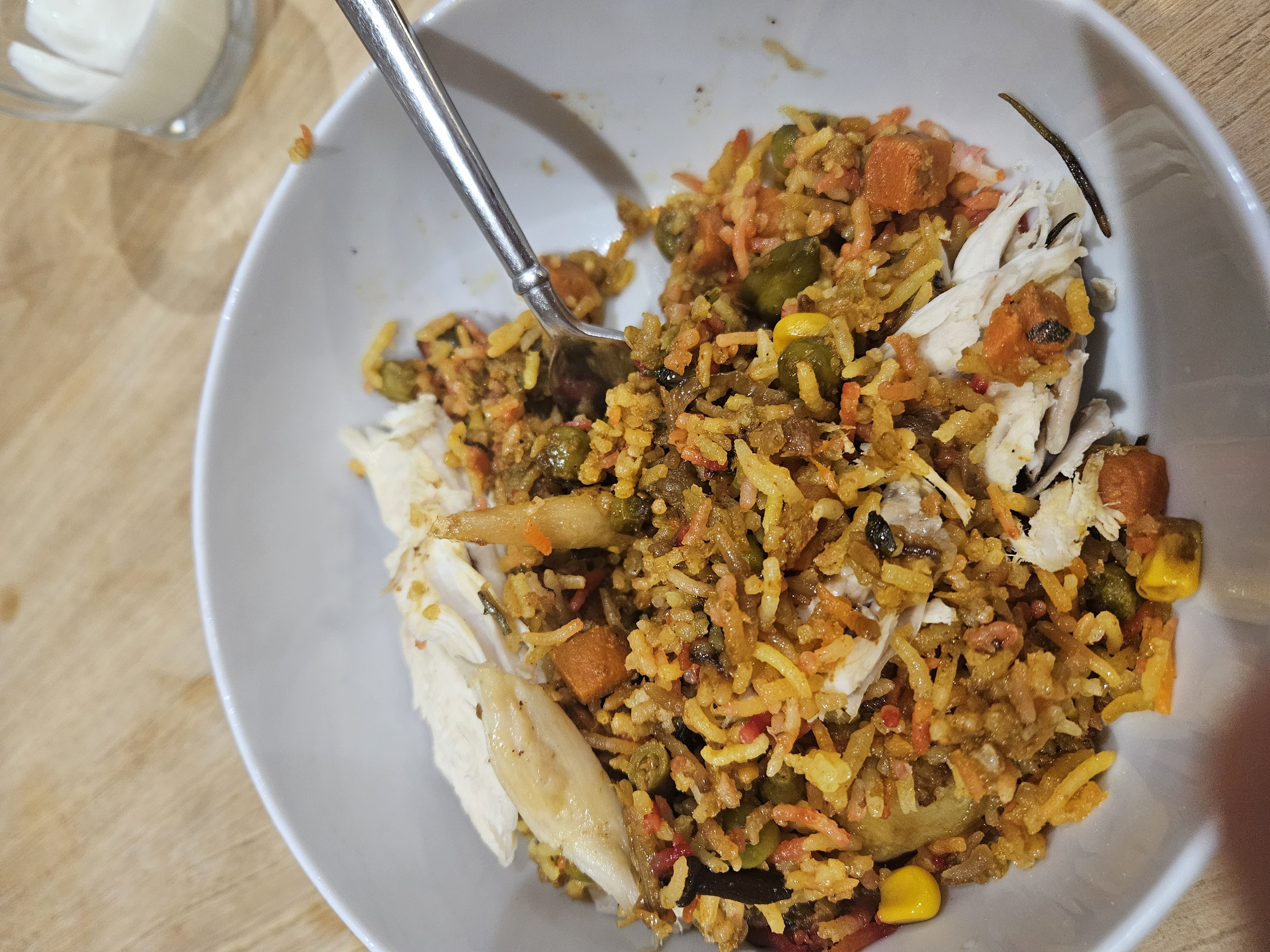 Chicken Veggie Rice Bowl