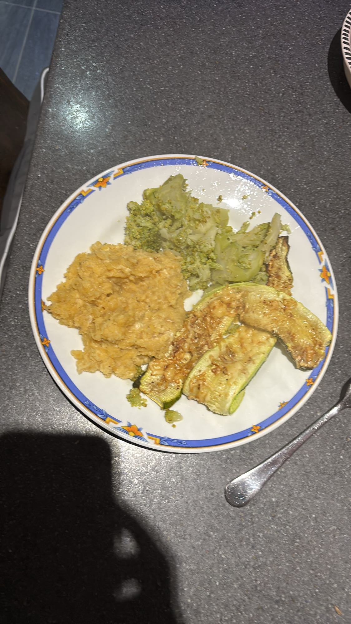 Assiette légumes et lentilles