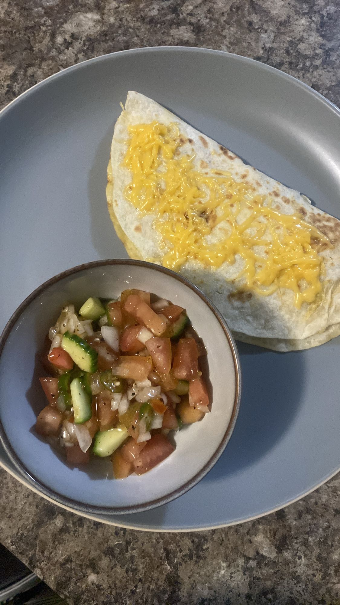 Cheese Quesadilla & Salsa