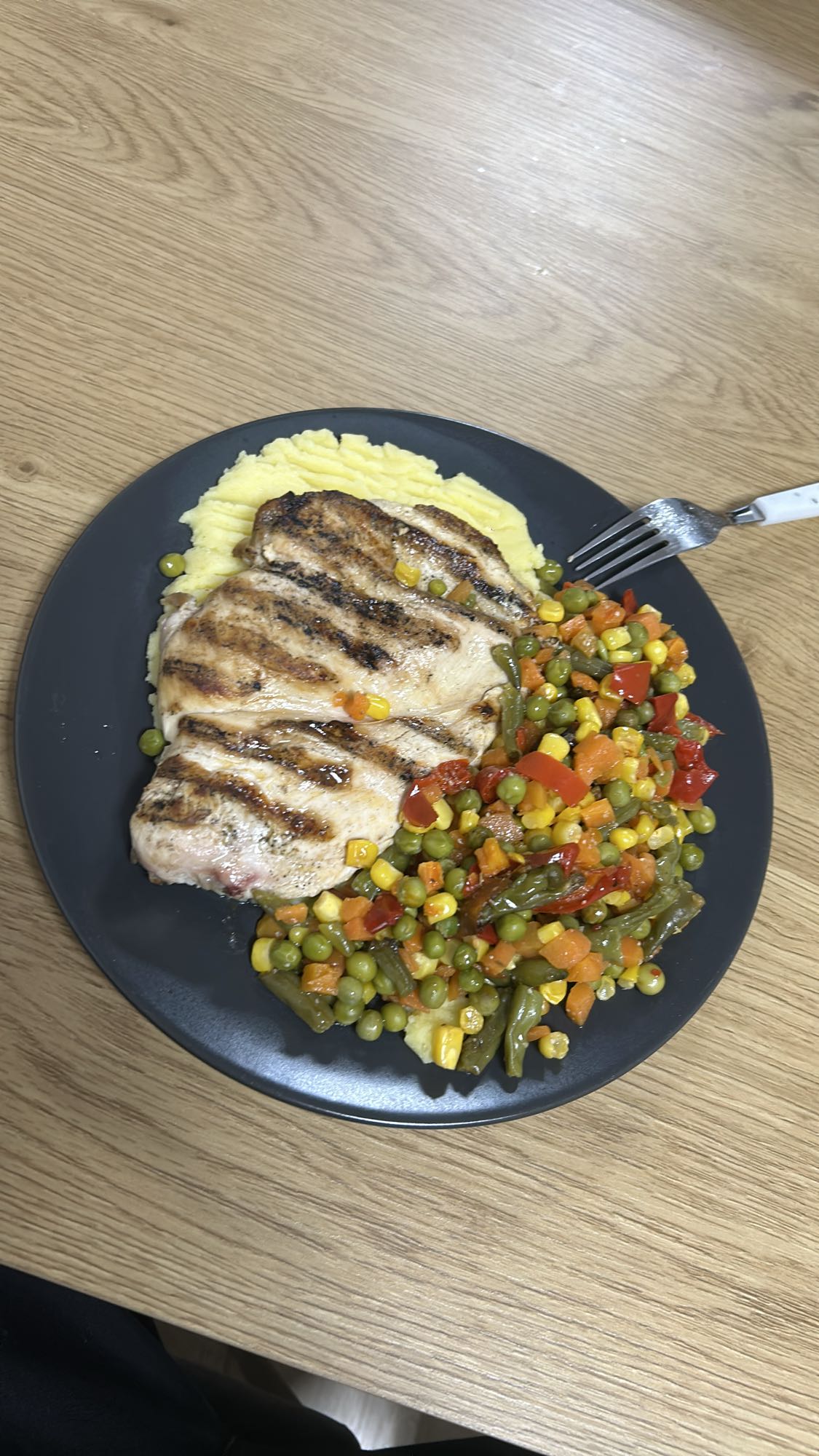 Grilled Chicken Veggie Plate