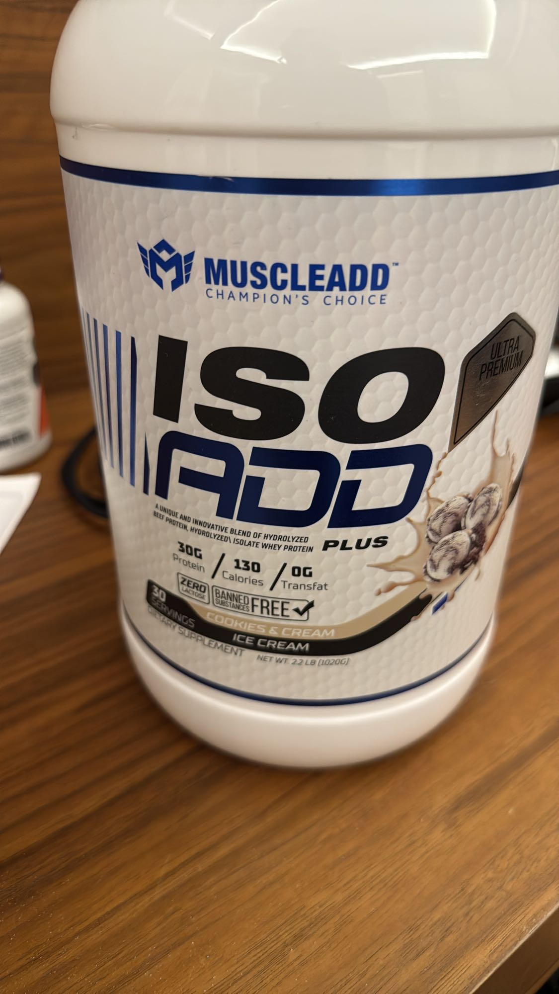 Whey Protein Cookies & Cream