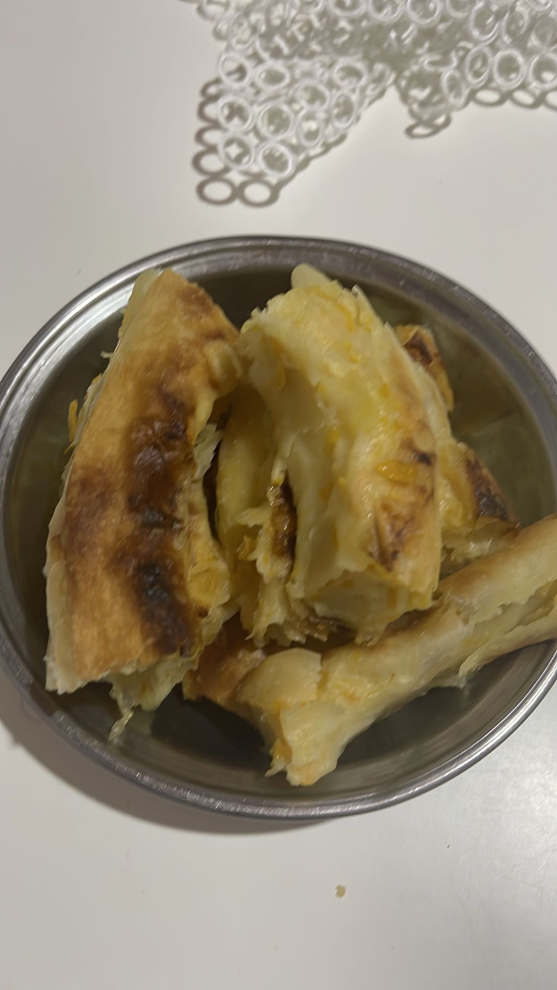 Cheese stuffed pastry
