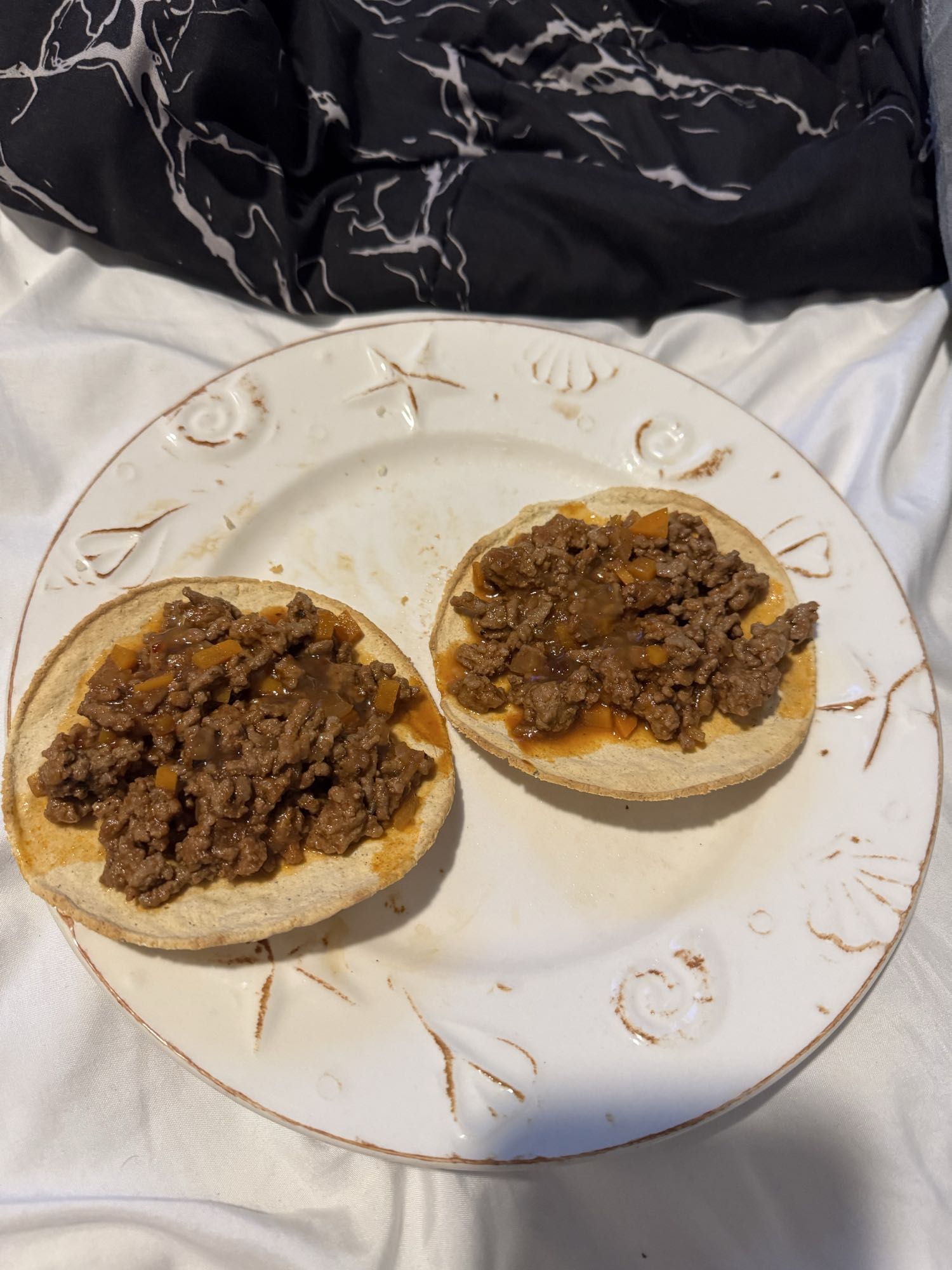 pan con carne molida