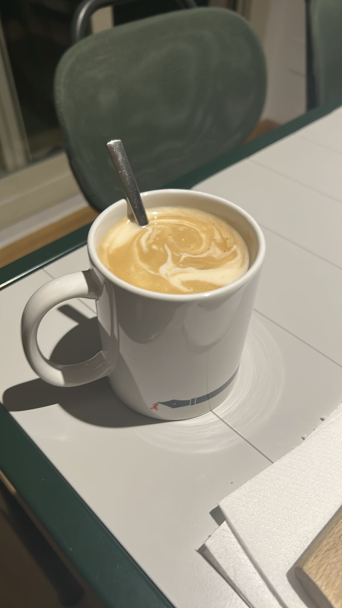 café con leche sin lactosa desnatada