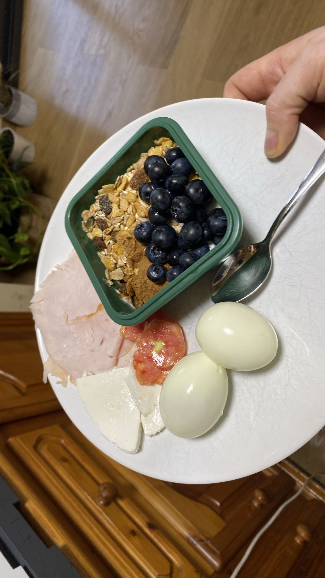 Desayuno saludable mixto