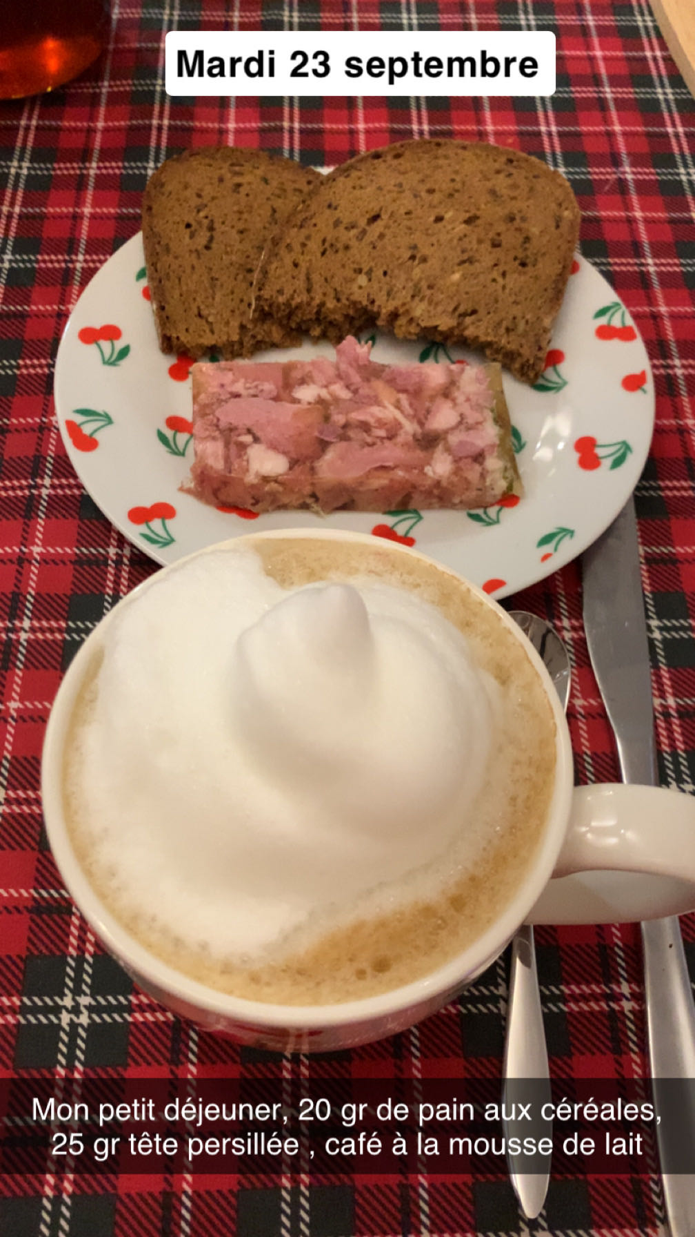 Petit-déjeuner français