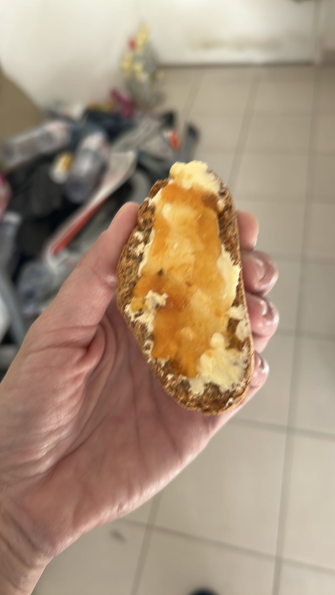 Tartine beurre confiture