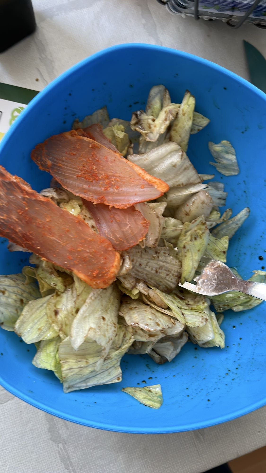 Салата с пуешко филе