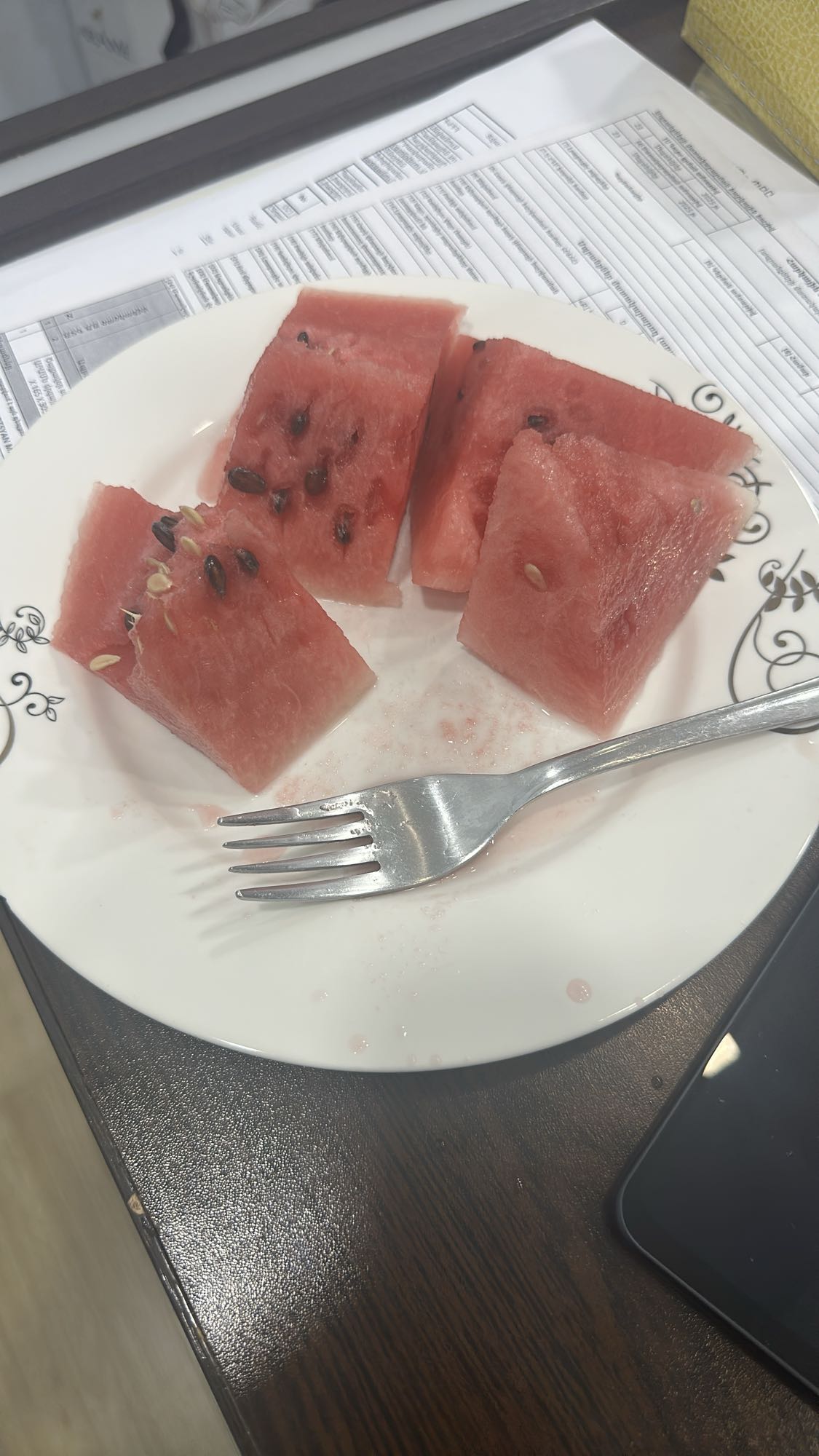 Watermelon slices
