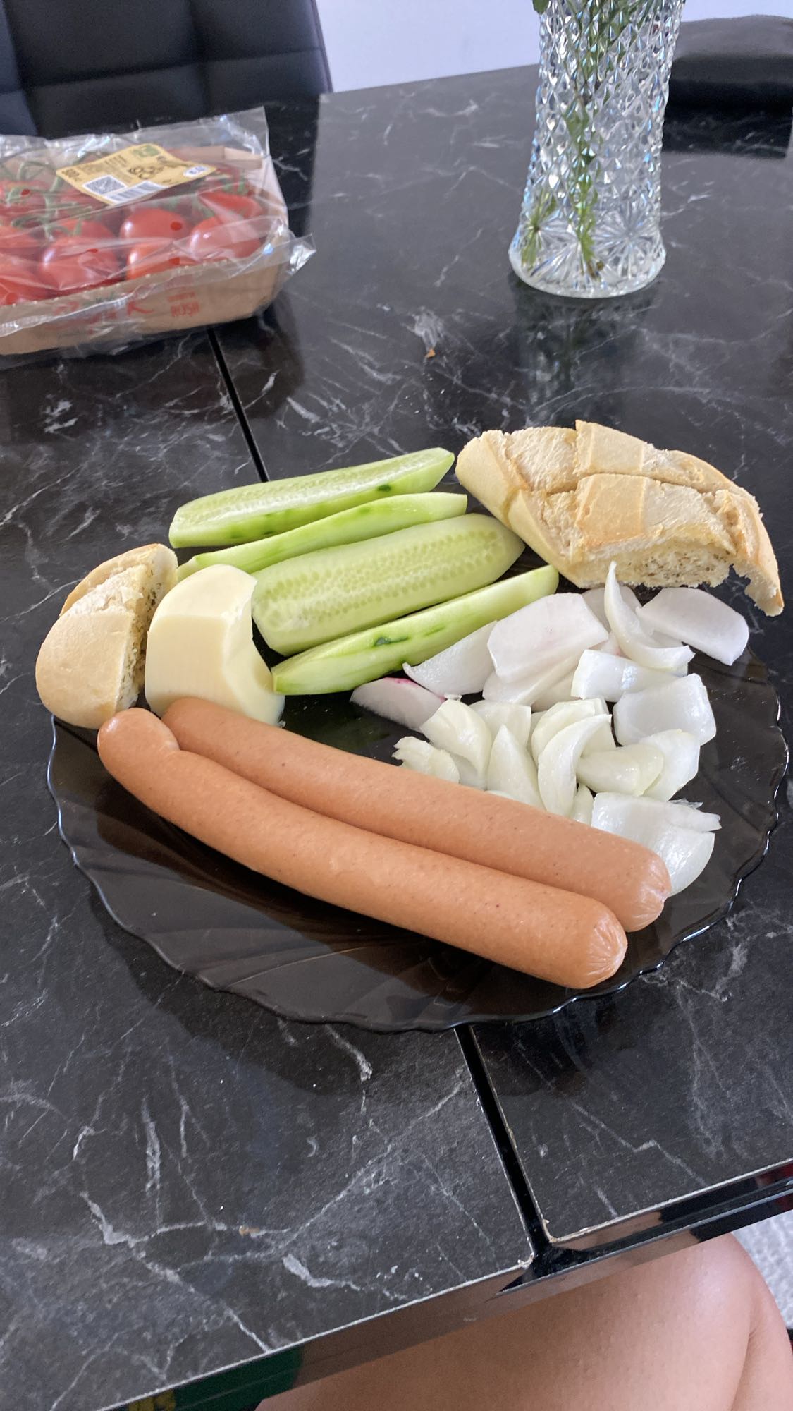 Platou mic dejun rapid