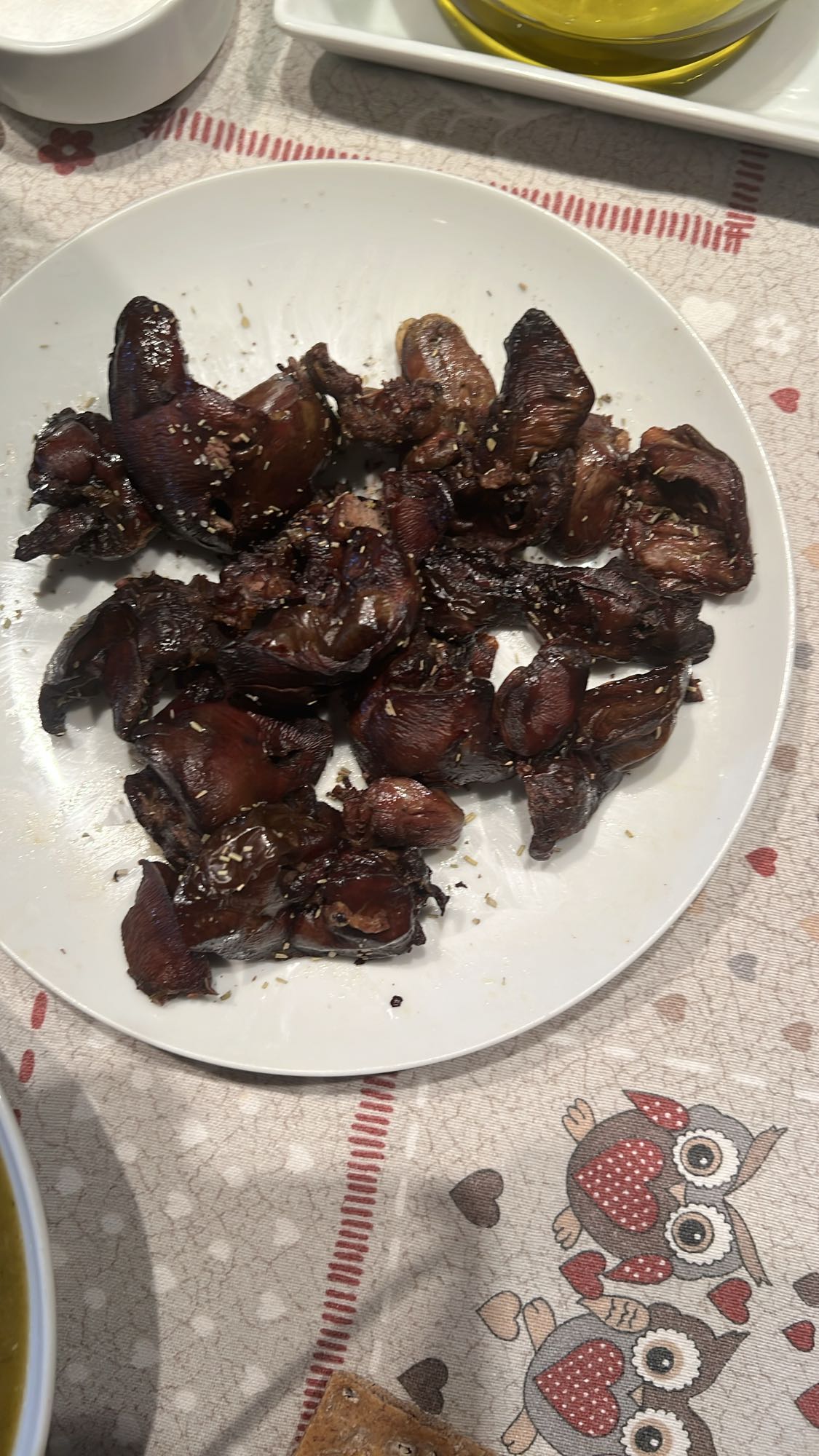 Inimi de pui prăjite