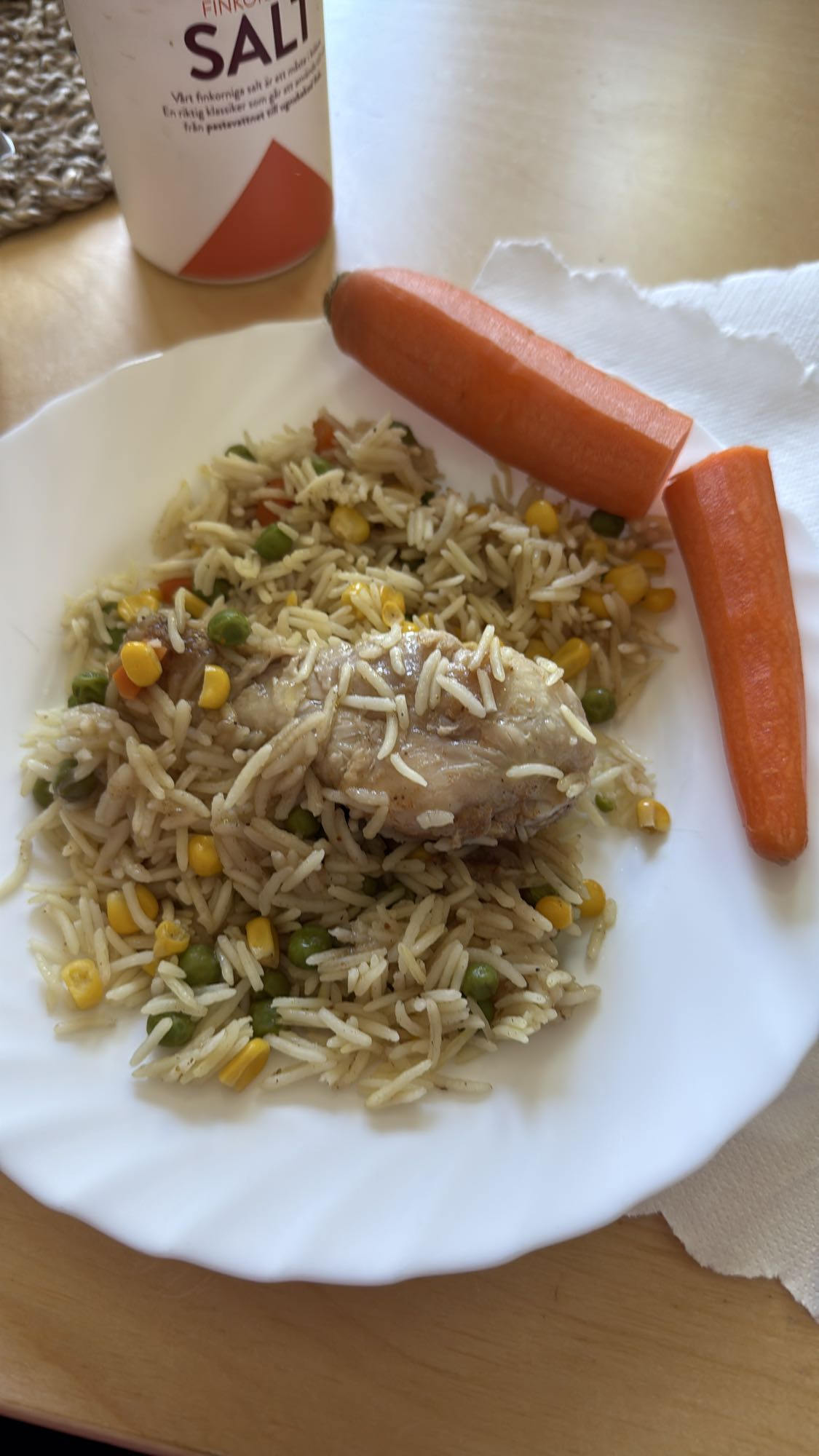 Kycklingris med grönsaker