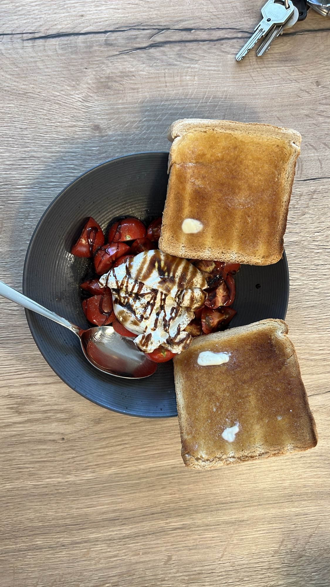 Tomaten-Mozzarella Toast