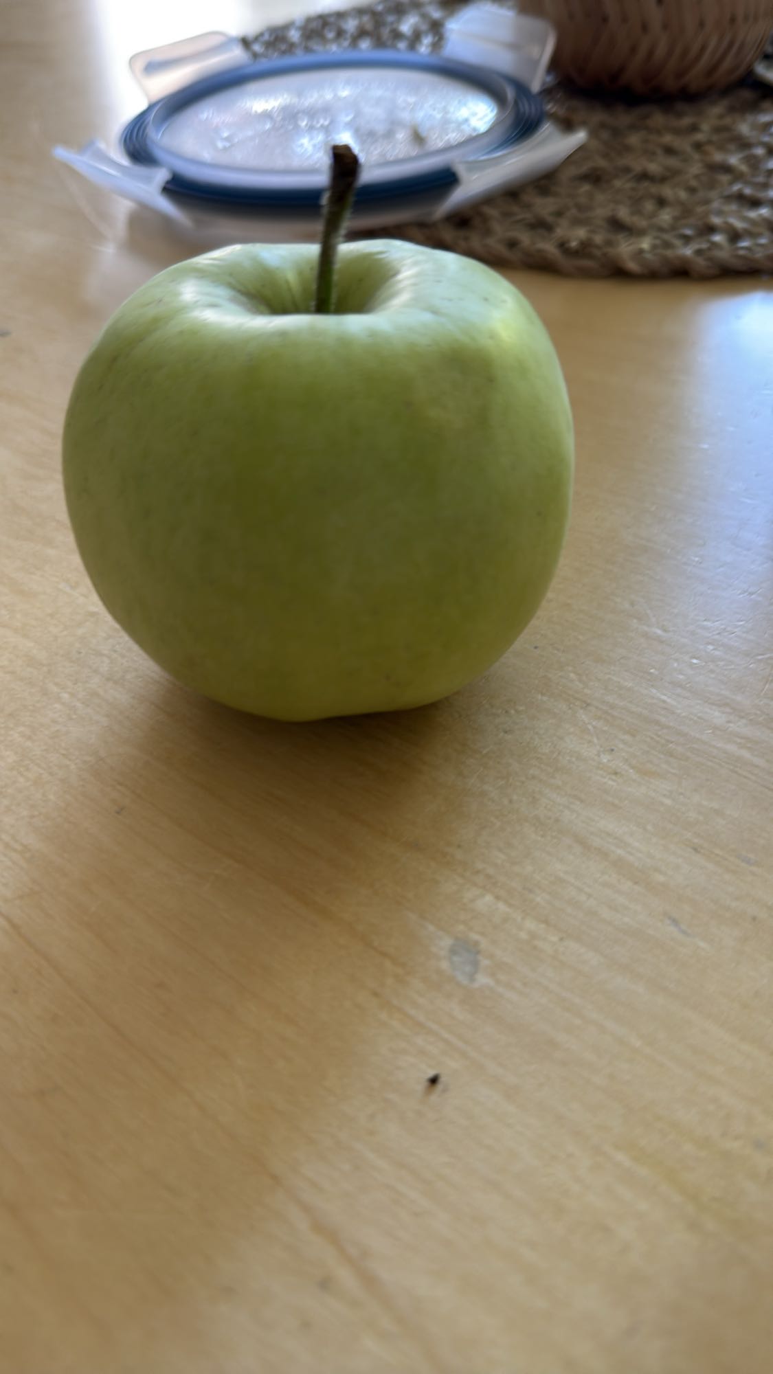 Grönt äpple