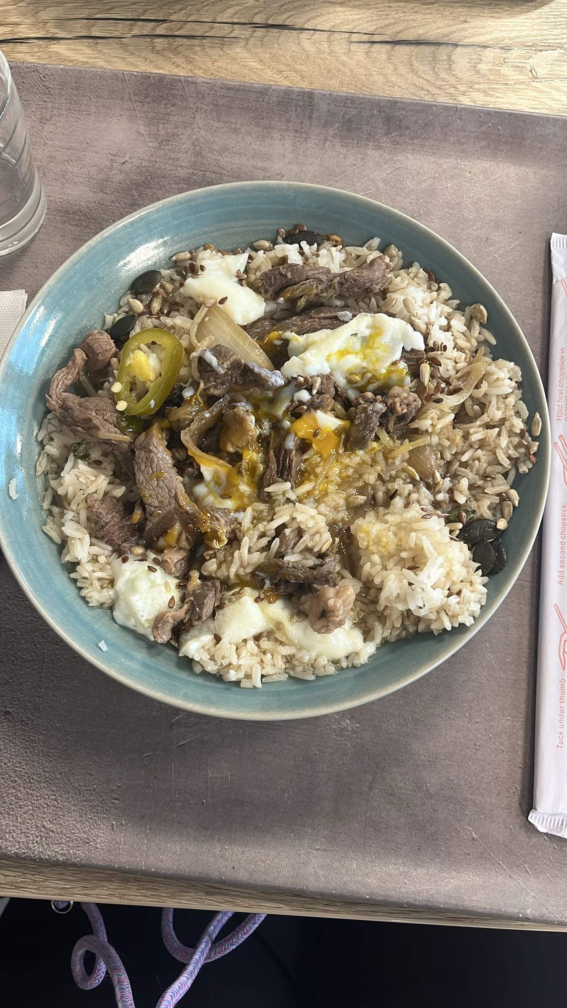 bol de riz au boeuf