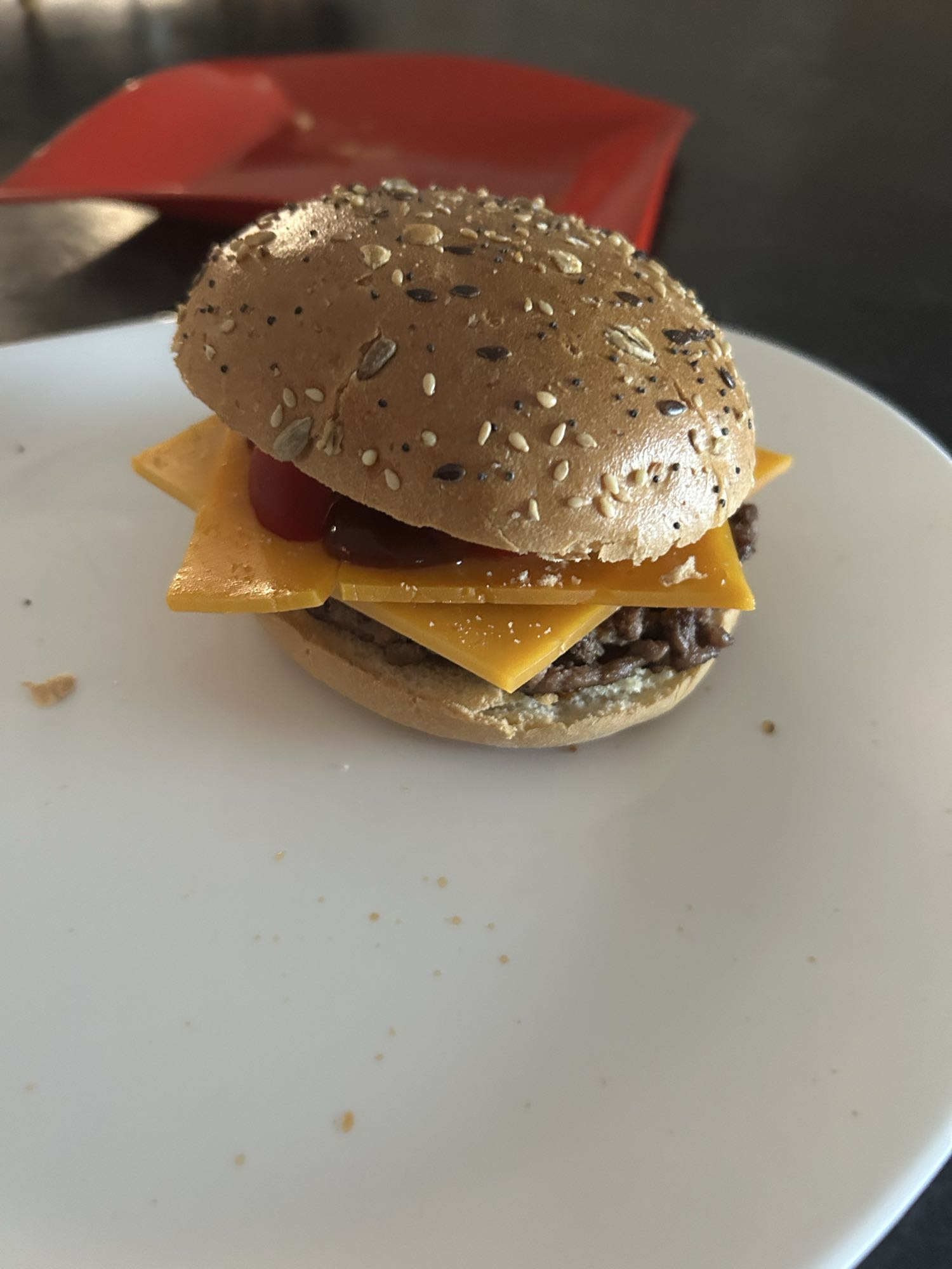 Burger au cheddar