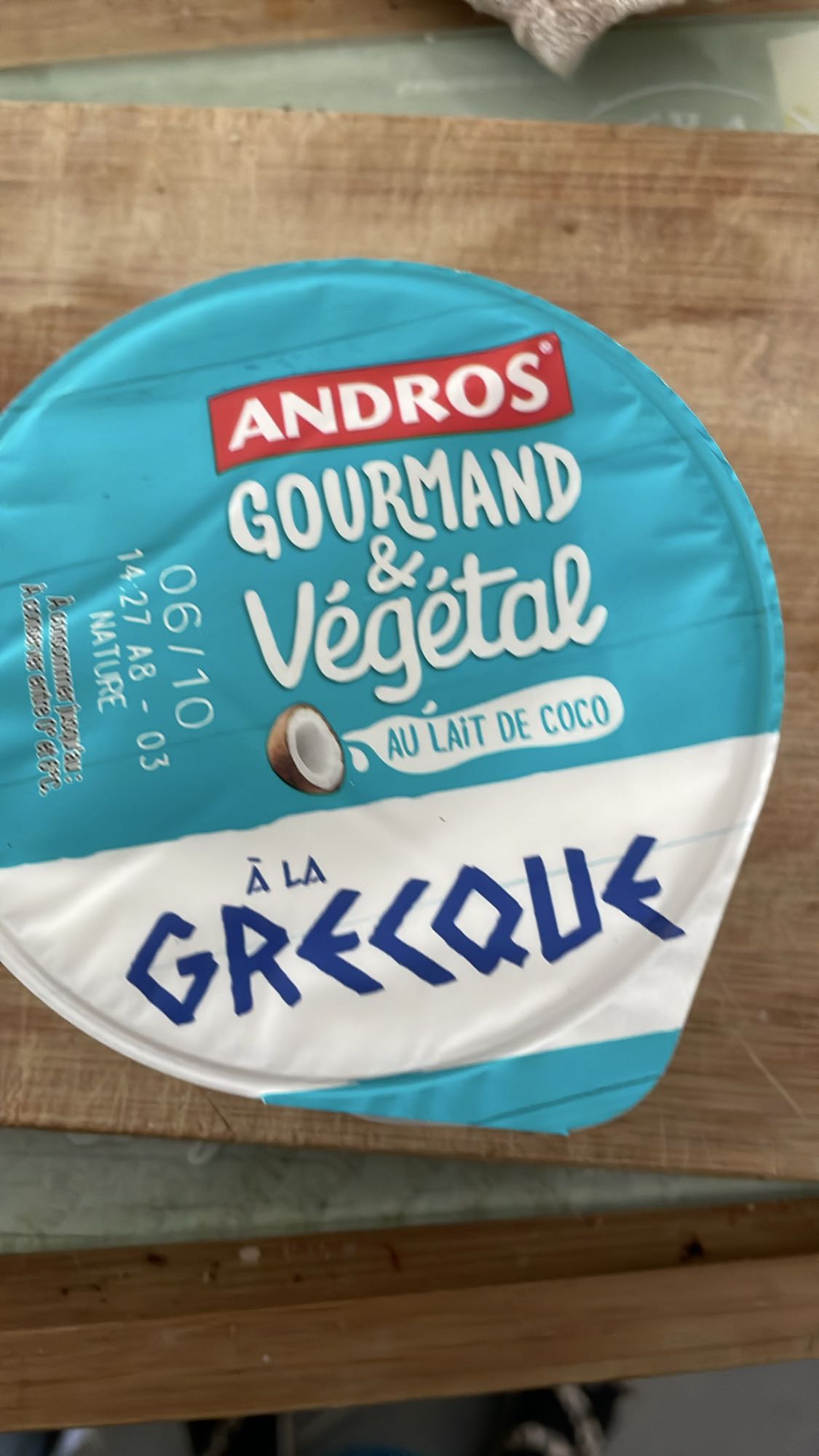Yaourt coco grec végétal