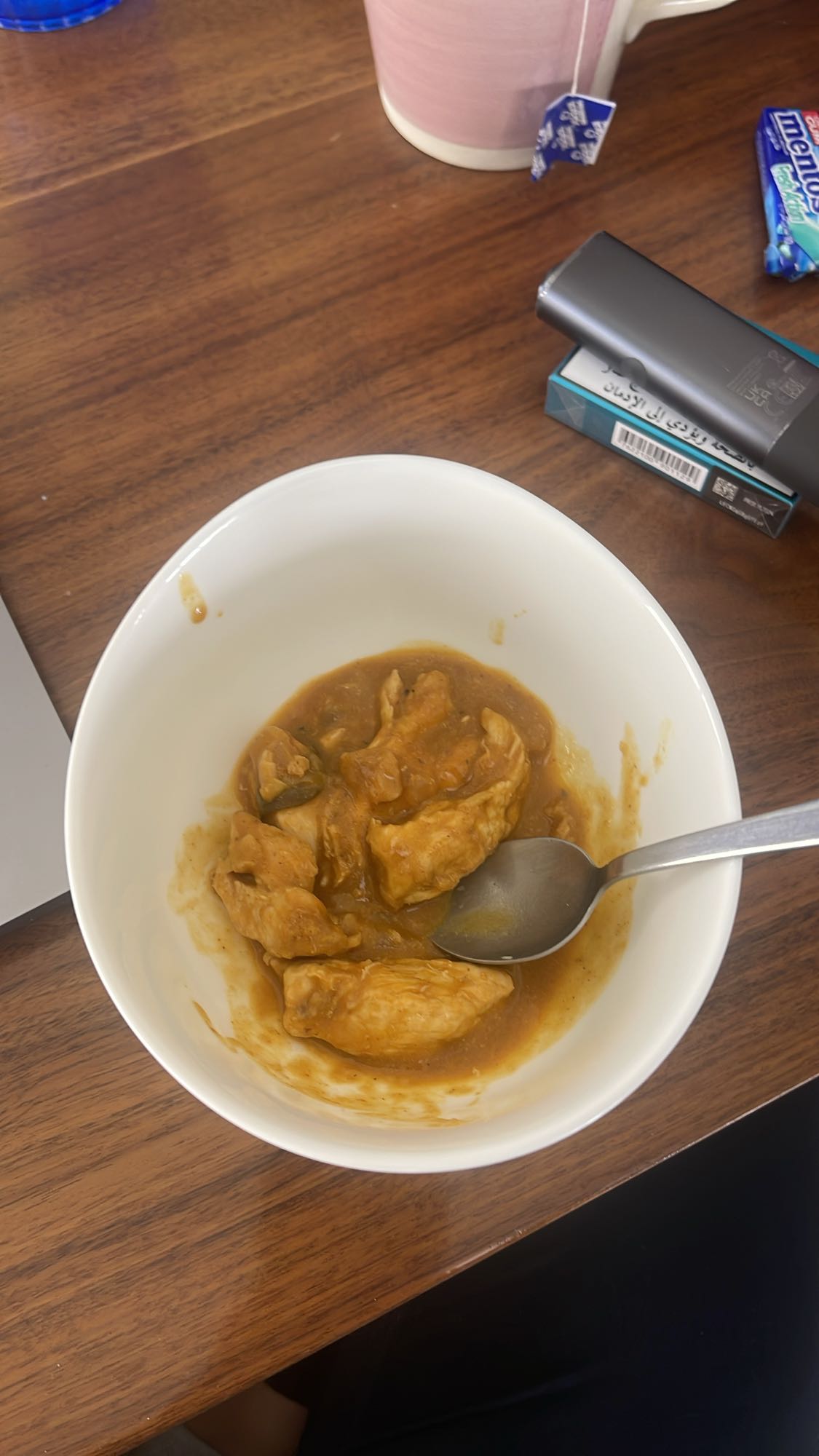 Chicken curry bowl