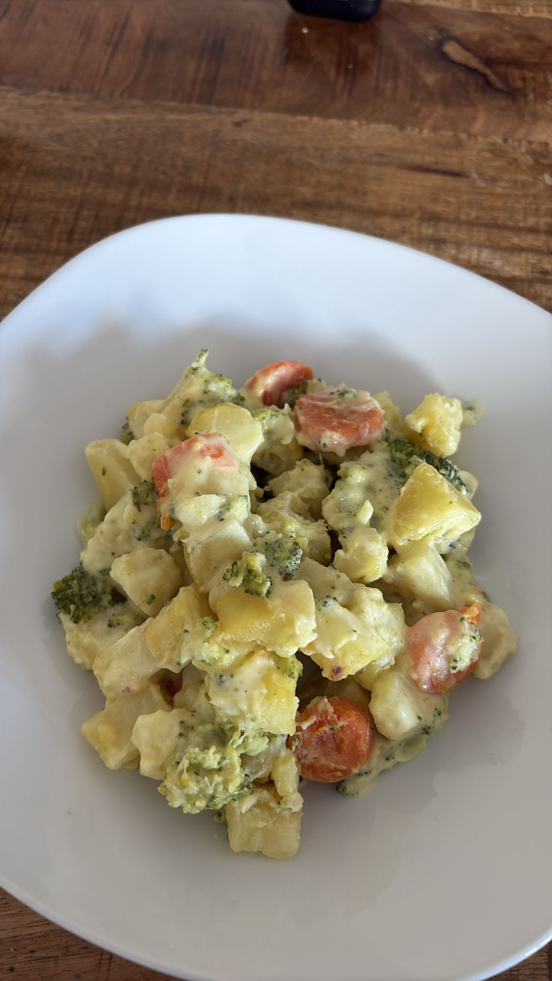 Romige groente ovenschotel