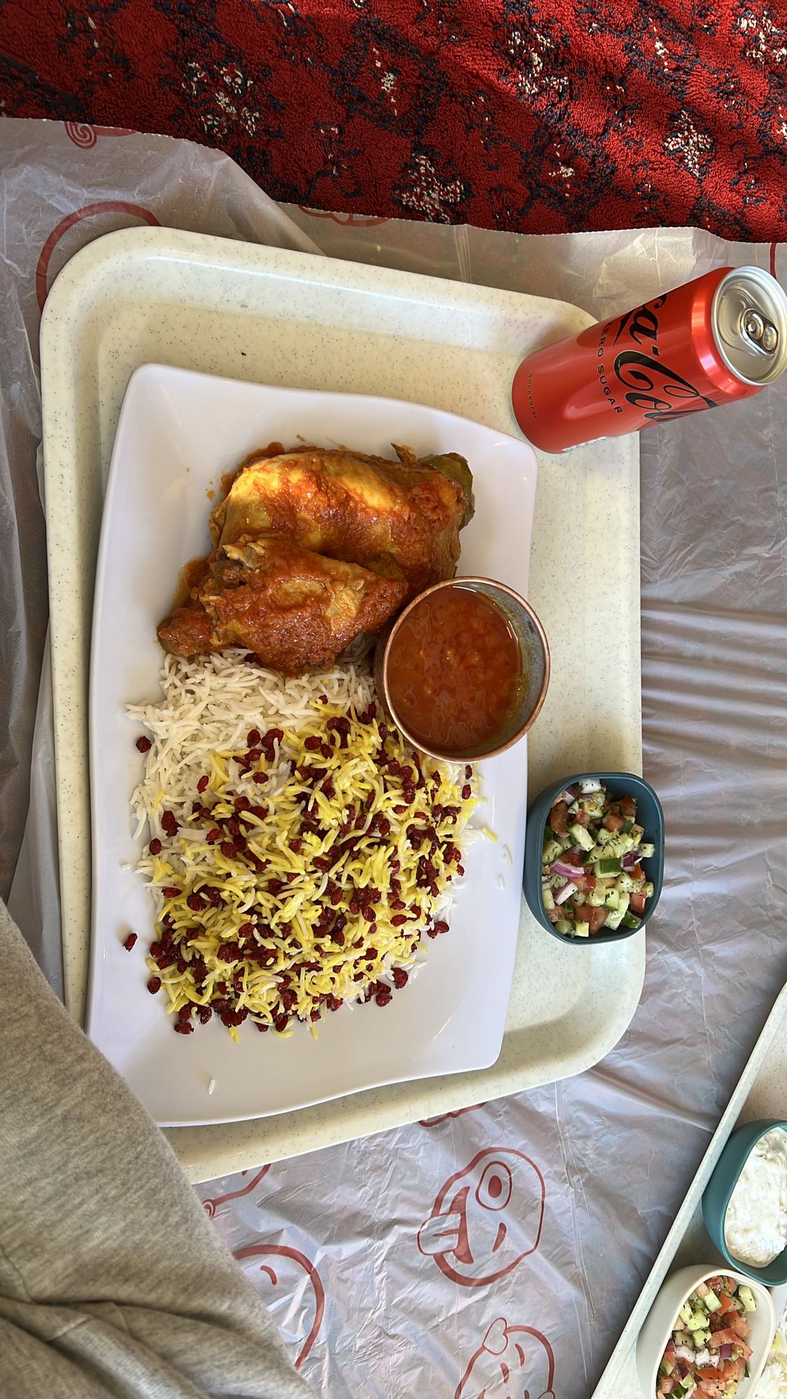 Zereshk polo med kyckling