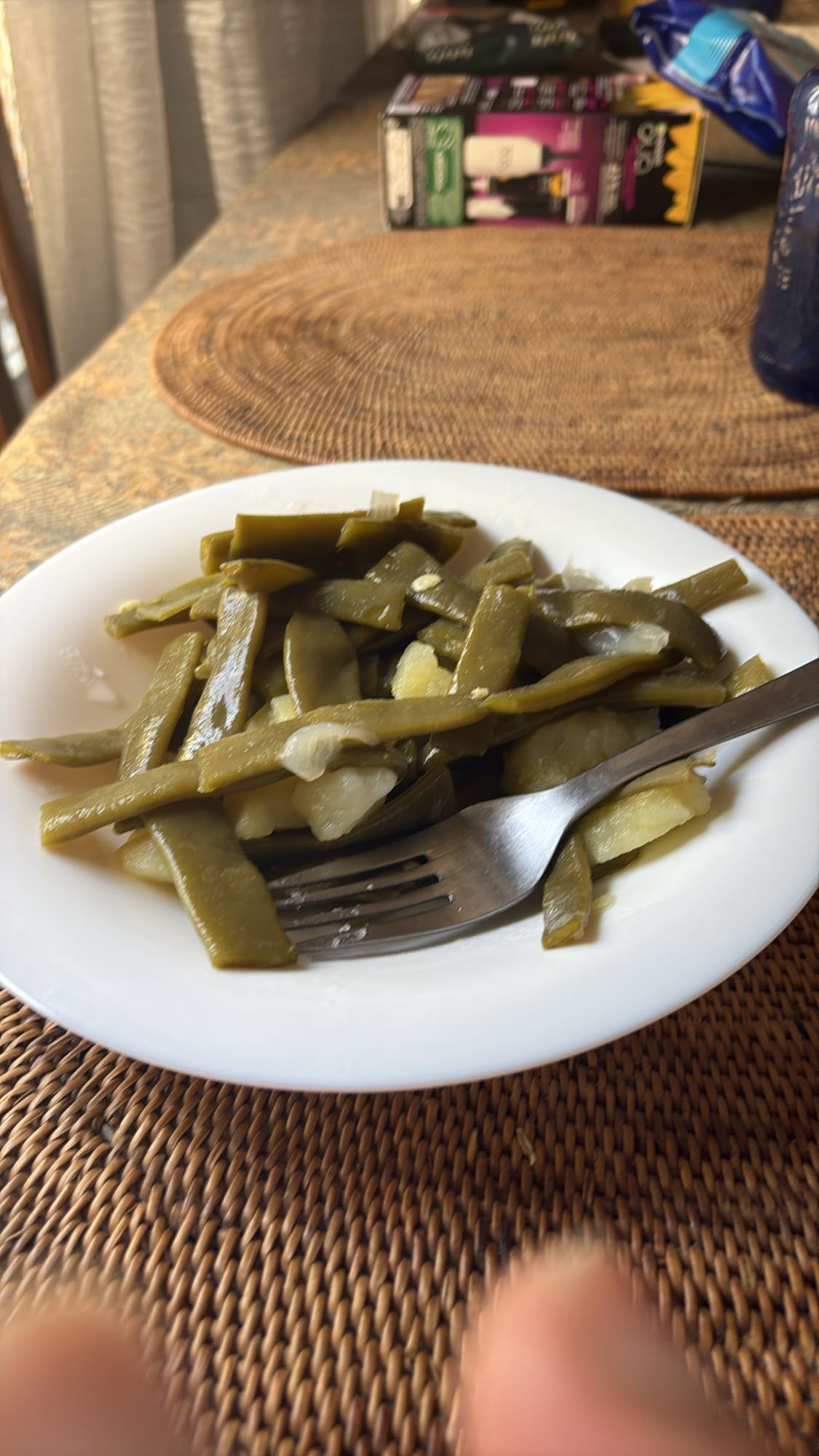 Nopales con papas