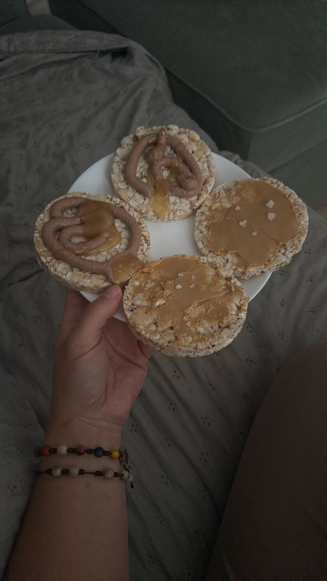 Wafle ryżowe z dodatkami