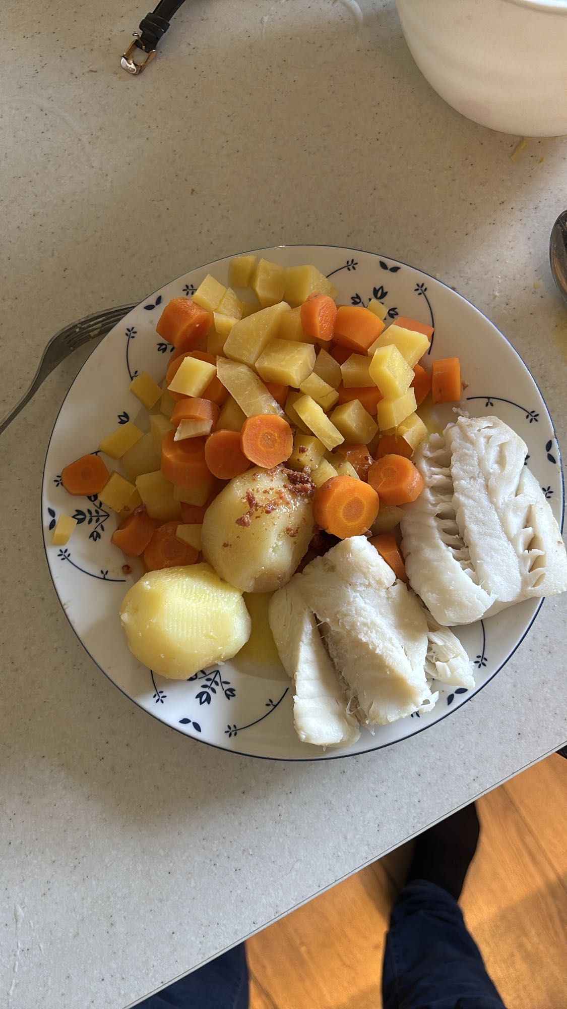 Torsk med rotgrønnsaker