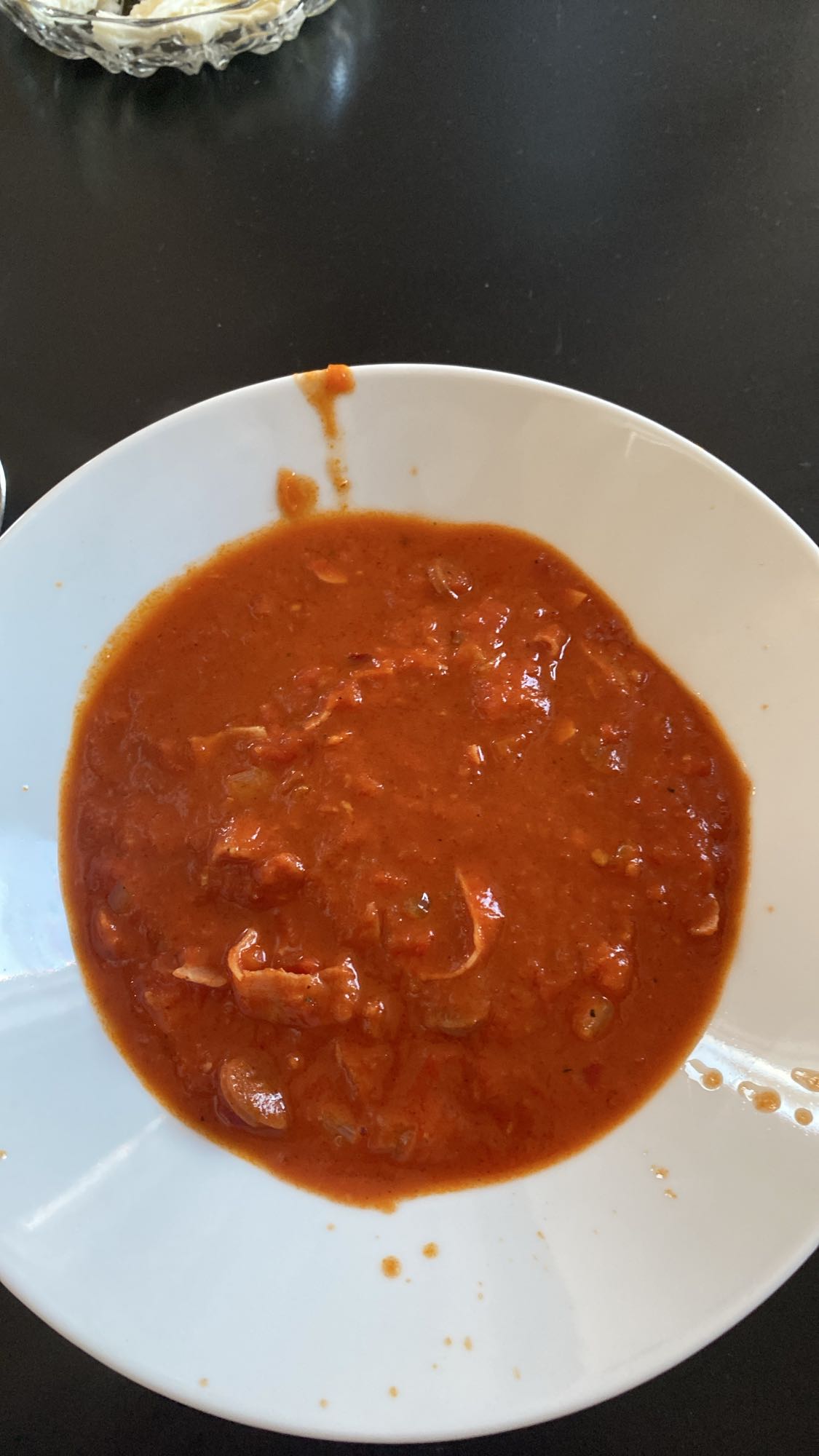 Tomatsoppa med kyckling